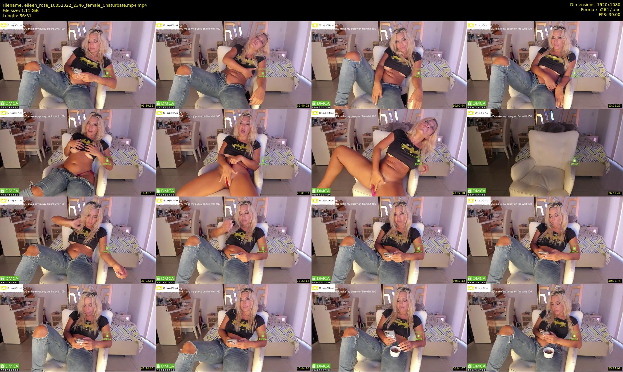 eileen_rose — 57 minute Chaturbate female cam show recording, 1080p, May 10, 2022