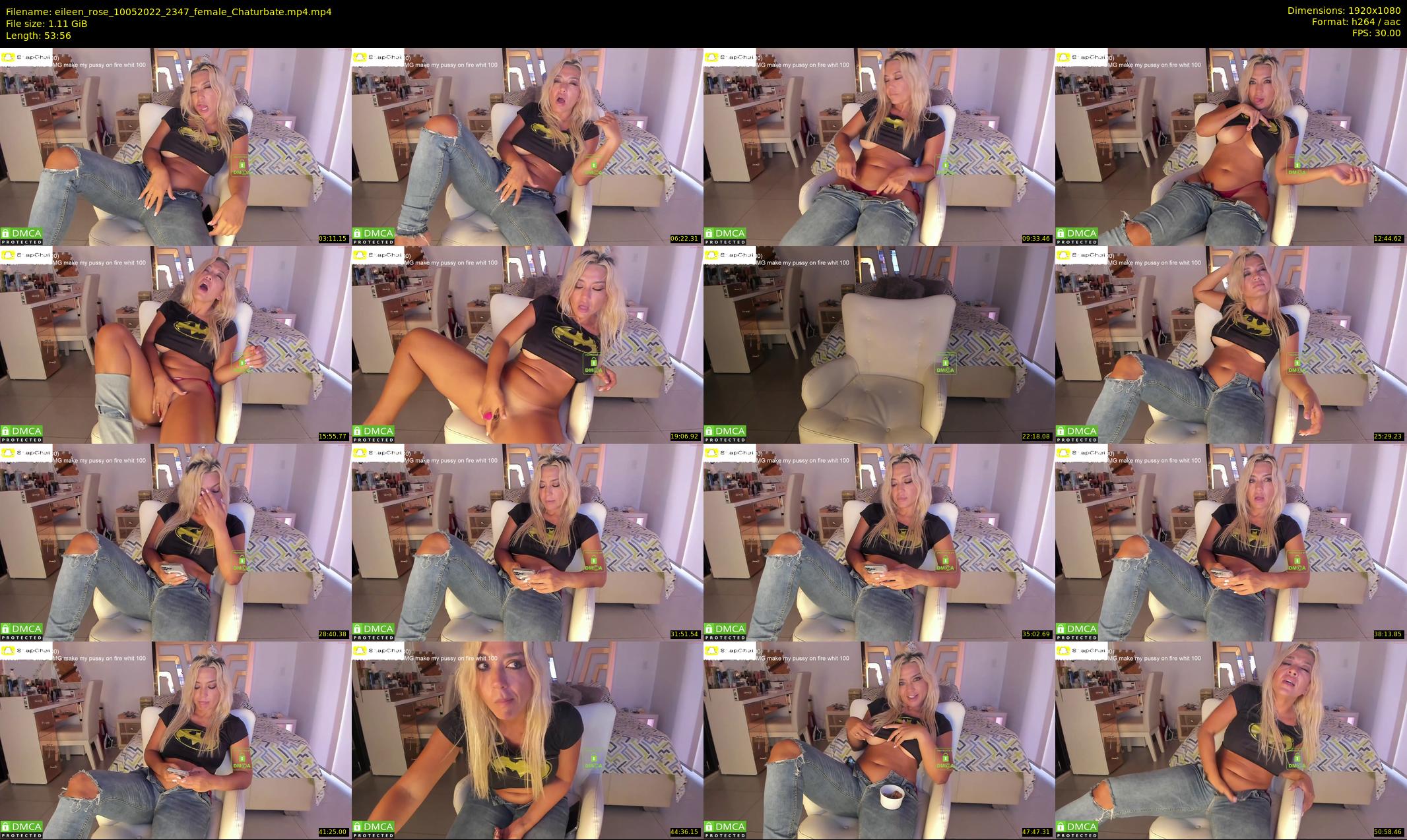 eileen_rose — 54 minute Chaturbate female cam show recording, 1080p, May 10, 2022
