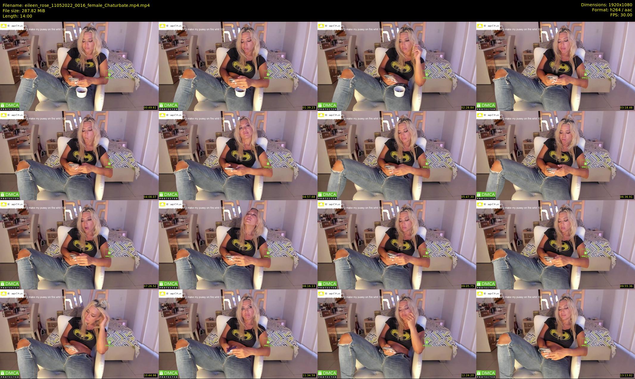 eileen_rose — 14 minute Chaturbate female cam show recording, 1080p, May 11, 2022