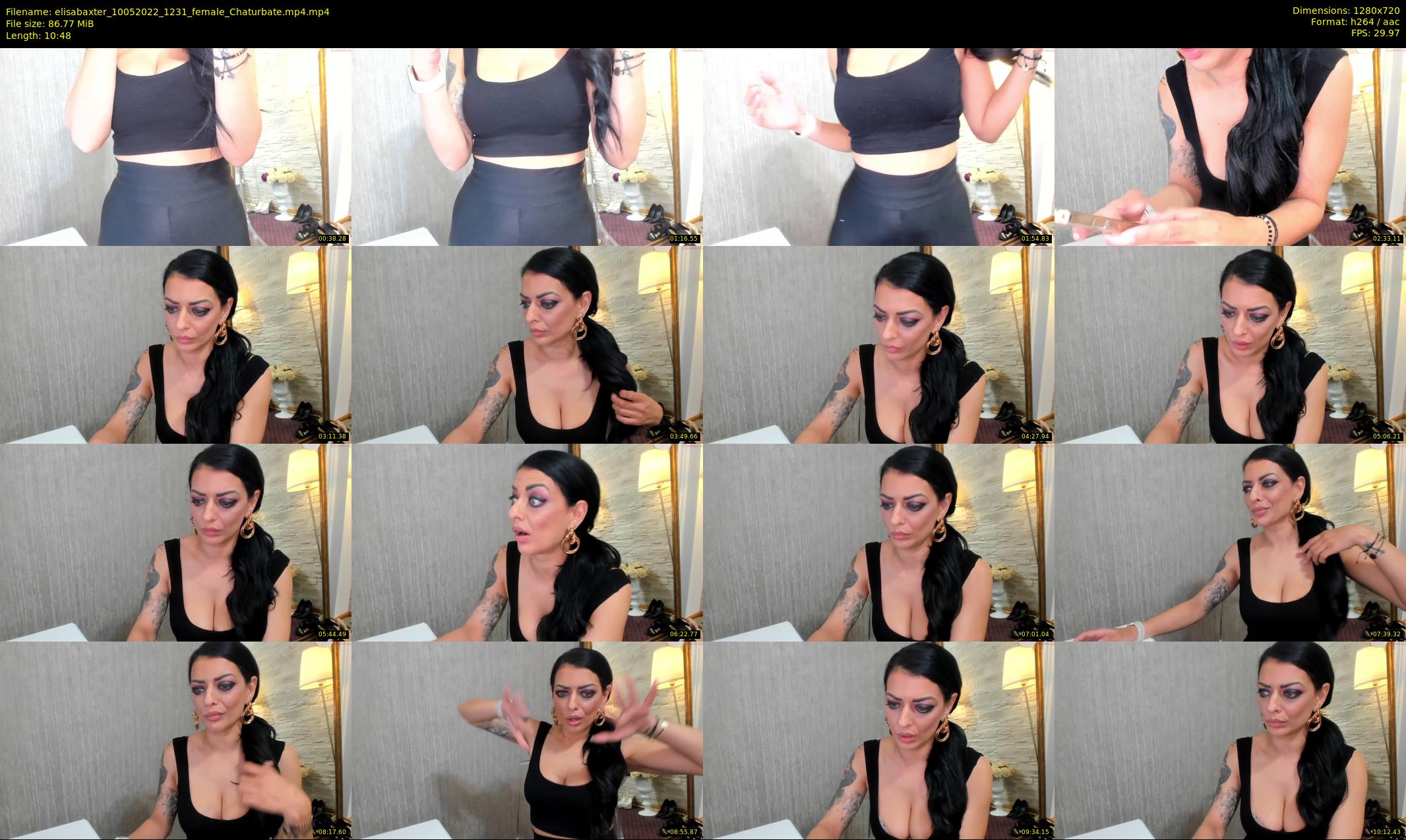 elisabaxter — 11 minute Chaturbate female cam show recording, 720p, May 10, 2022
