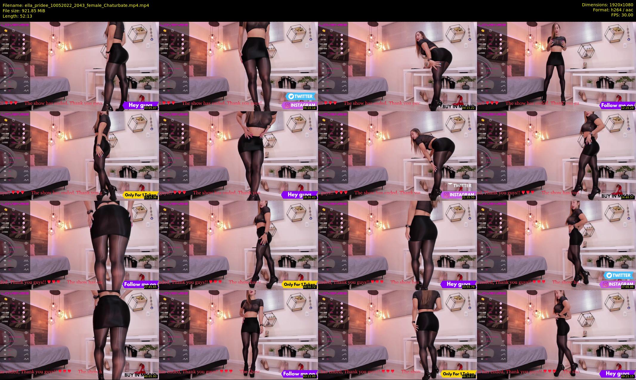 ella_pridee — 53 minute Chaturbate female cam show recording, 1080p, May 10, 2022