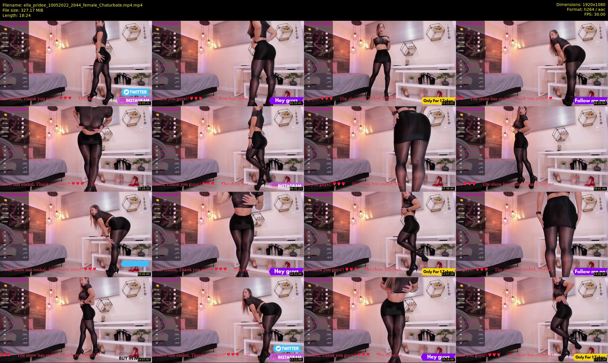ella_pridee — 19 minute Chaturbate female cam show recording, 1080p, May 10, 2022