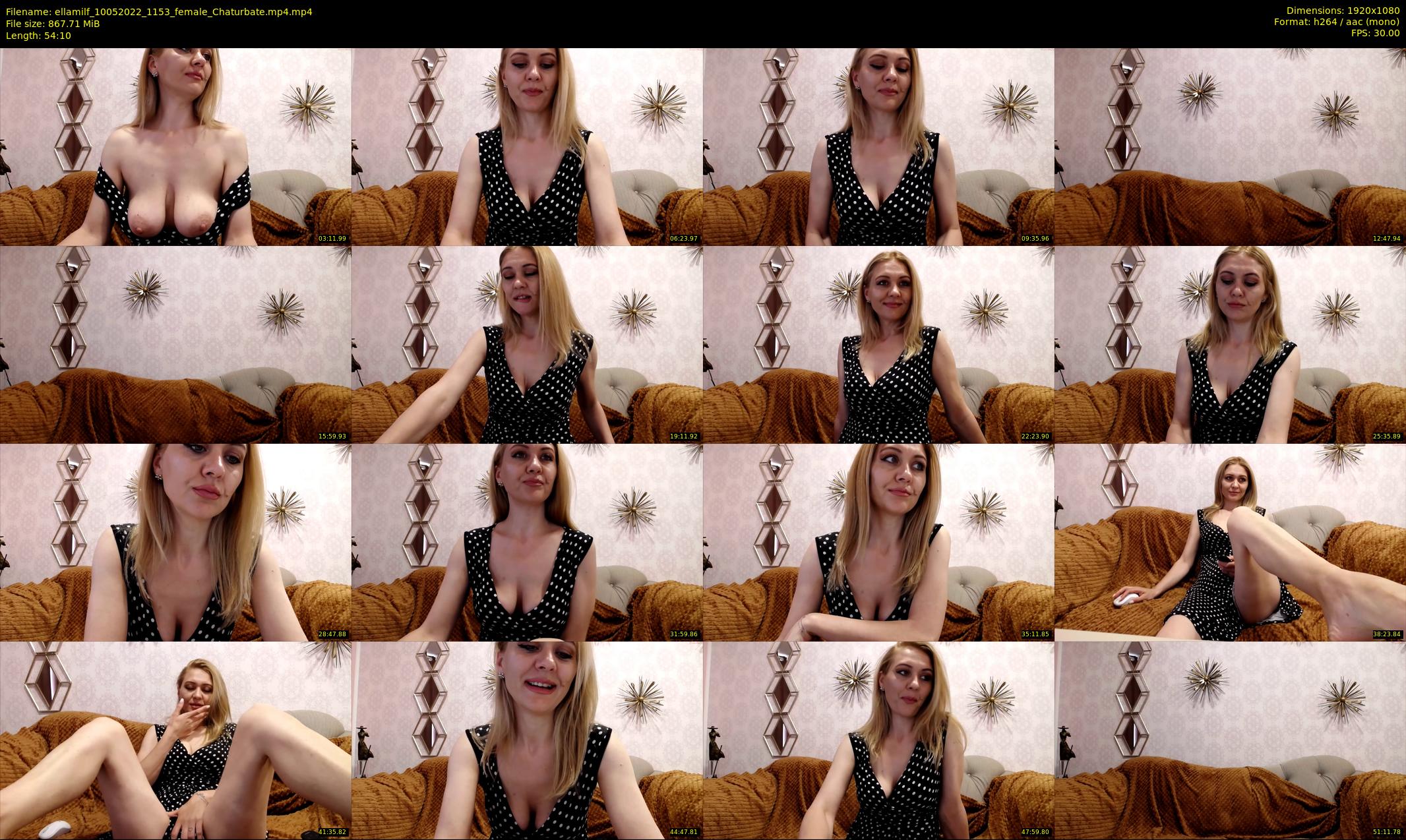 ellamilf — 55 minute Chaturbate female cam show recording, 1080p, May 10, 2022