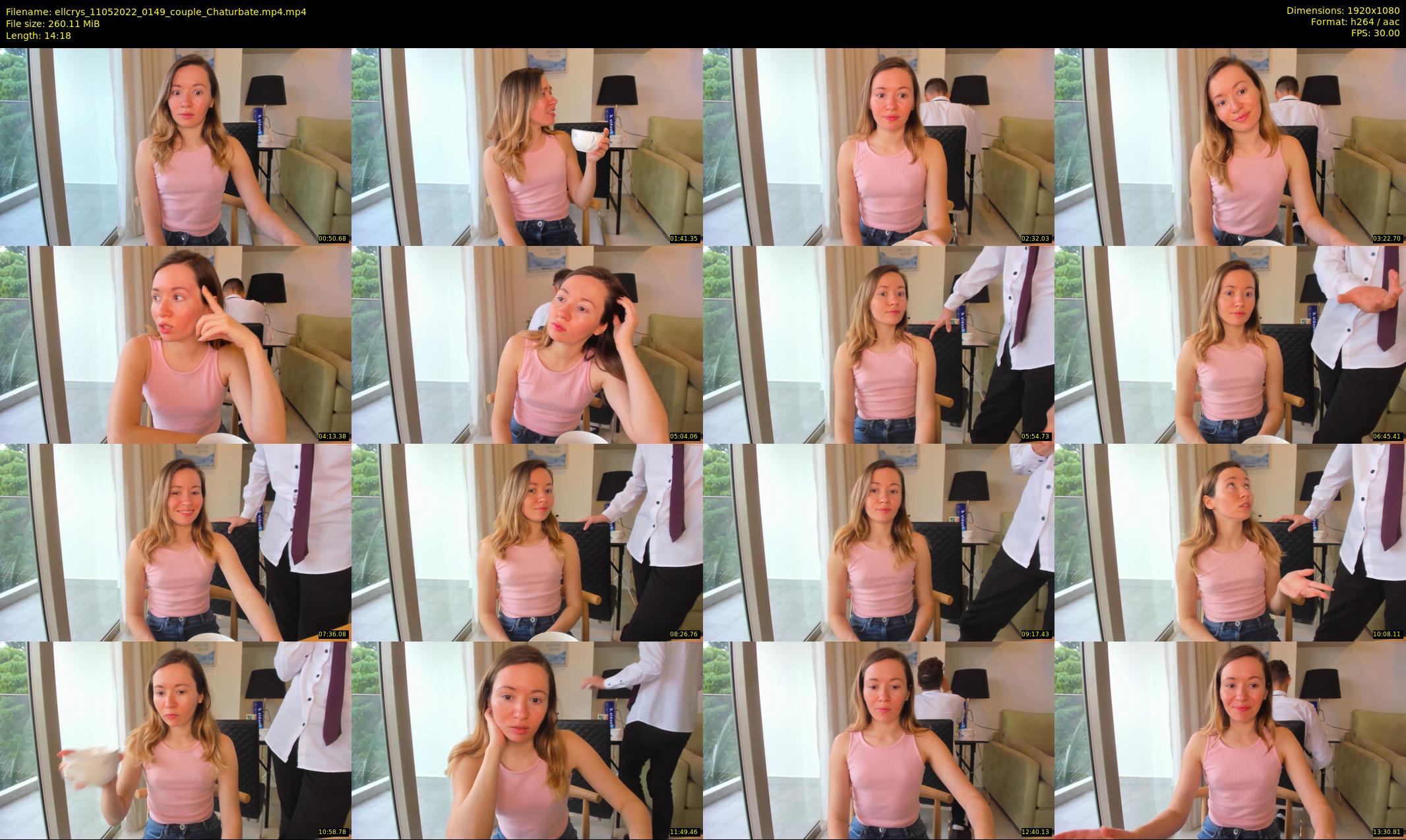 ellcrys — 15 minute Chaturbate couple cam show recording, 1080p, May 11, 2022