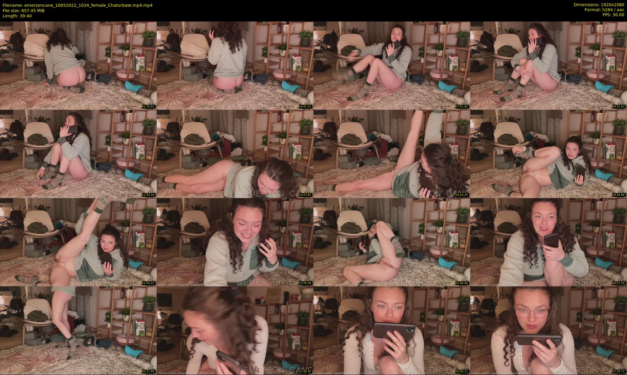 emersoncane — 40 minute Chaturbate female cam show recording, 1080p, May 10, 2022