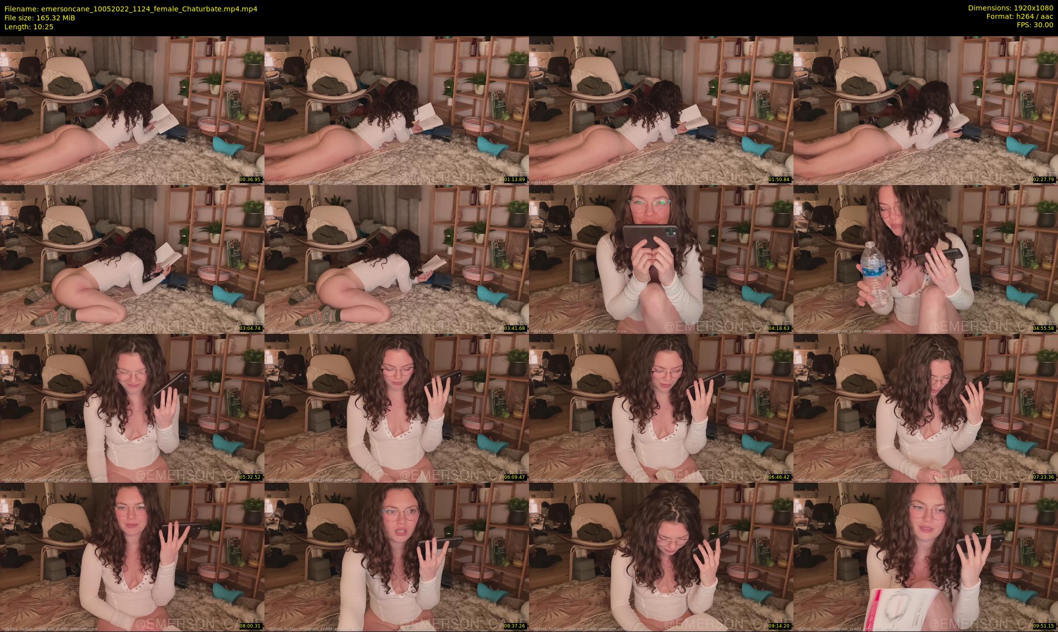 emersoncane — 11 minute Chaturbate female cam show recording, 1080p, May 10, 2022