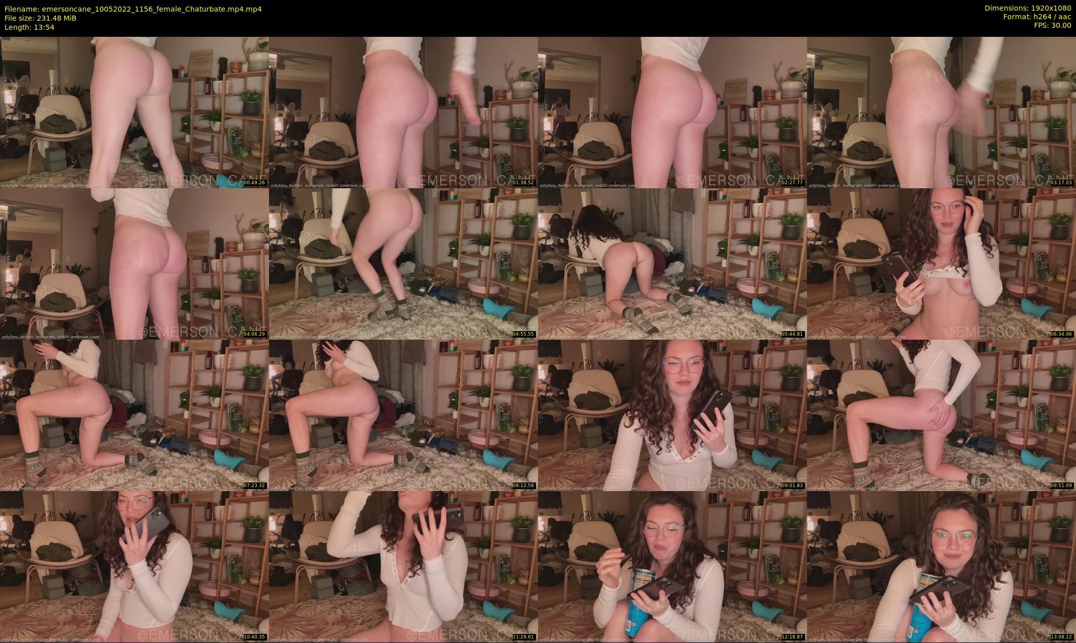 emersoncane — 14 minute Chaturbate female cam show recording, 1080p, May 10, 2022