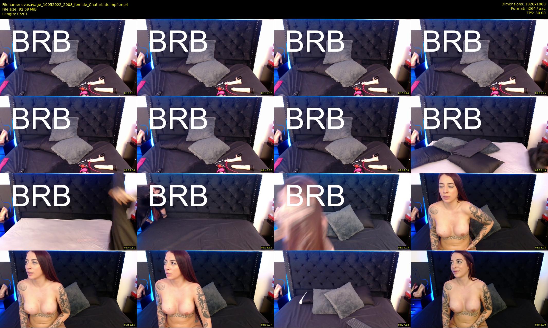 evasavage — 6 minute Chaturbate female cam show recording, 1080p, May 10, 2022