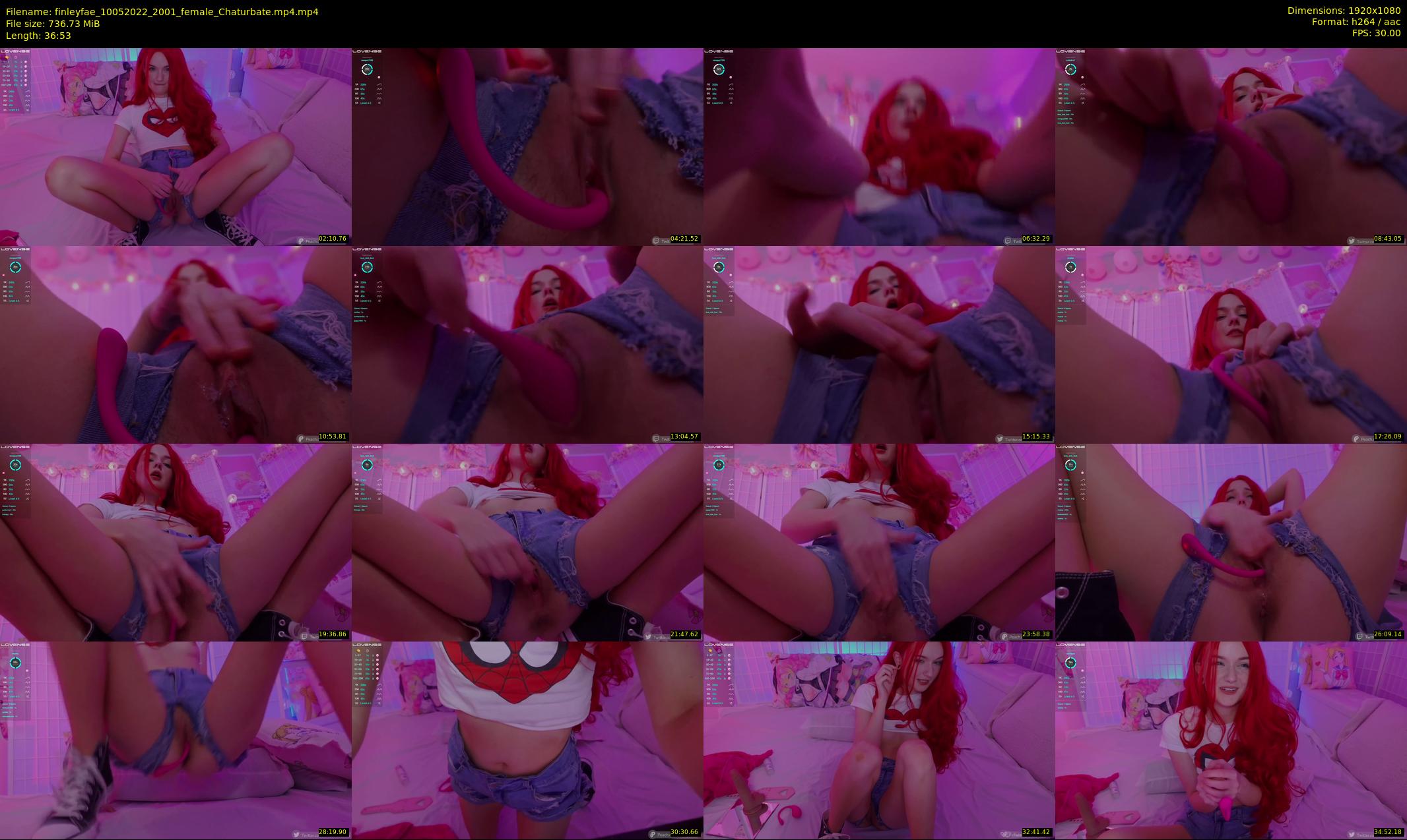 finleyfae — 37 minute Chaturbate female cam show recording, 1080p, May 10, 2022