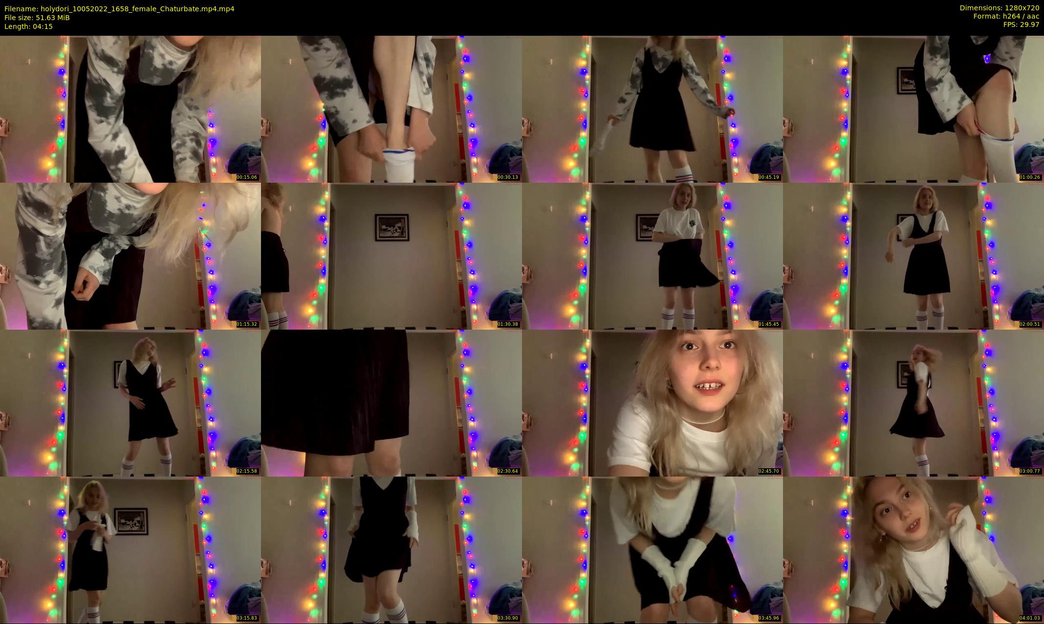 holydori — 5 minute Chaturbate female cam show recording, 720p, May 10, 2022