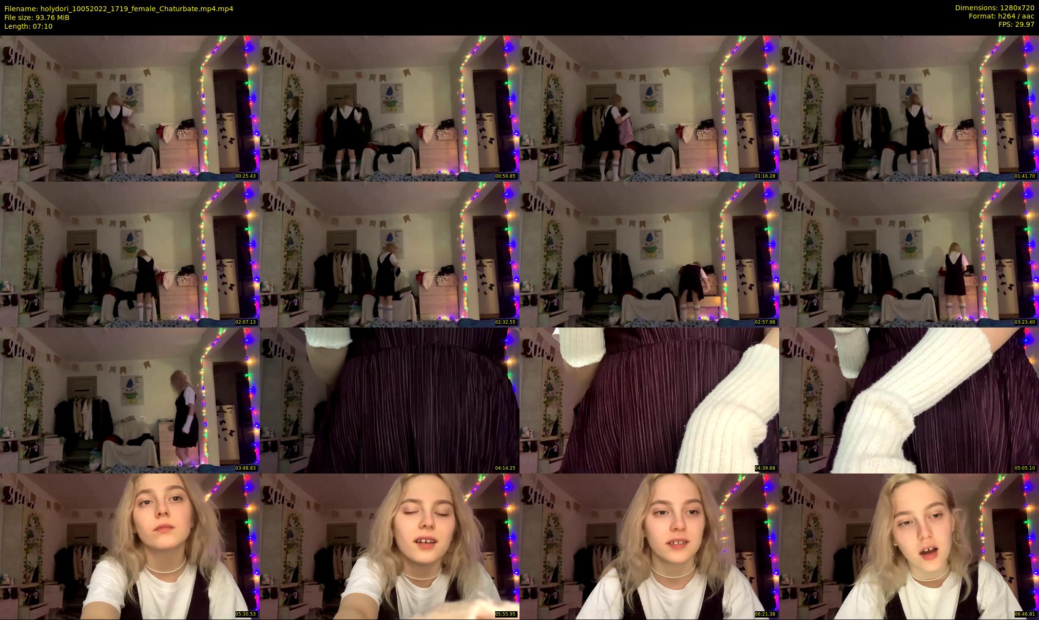 holydori — 8 minute Chaturbate female cam show recording, 720p, May 10, 2022
