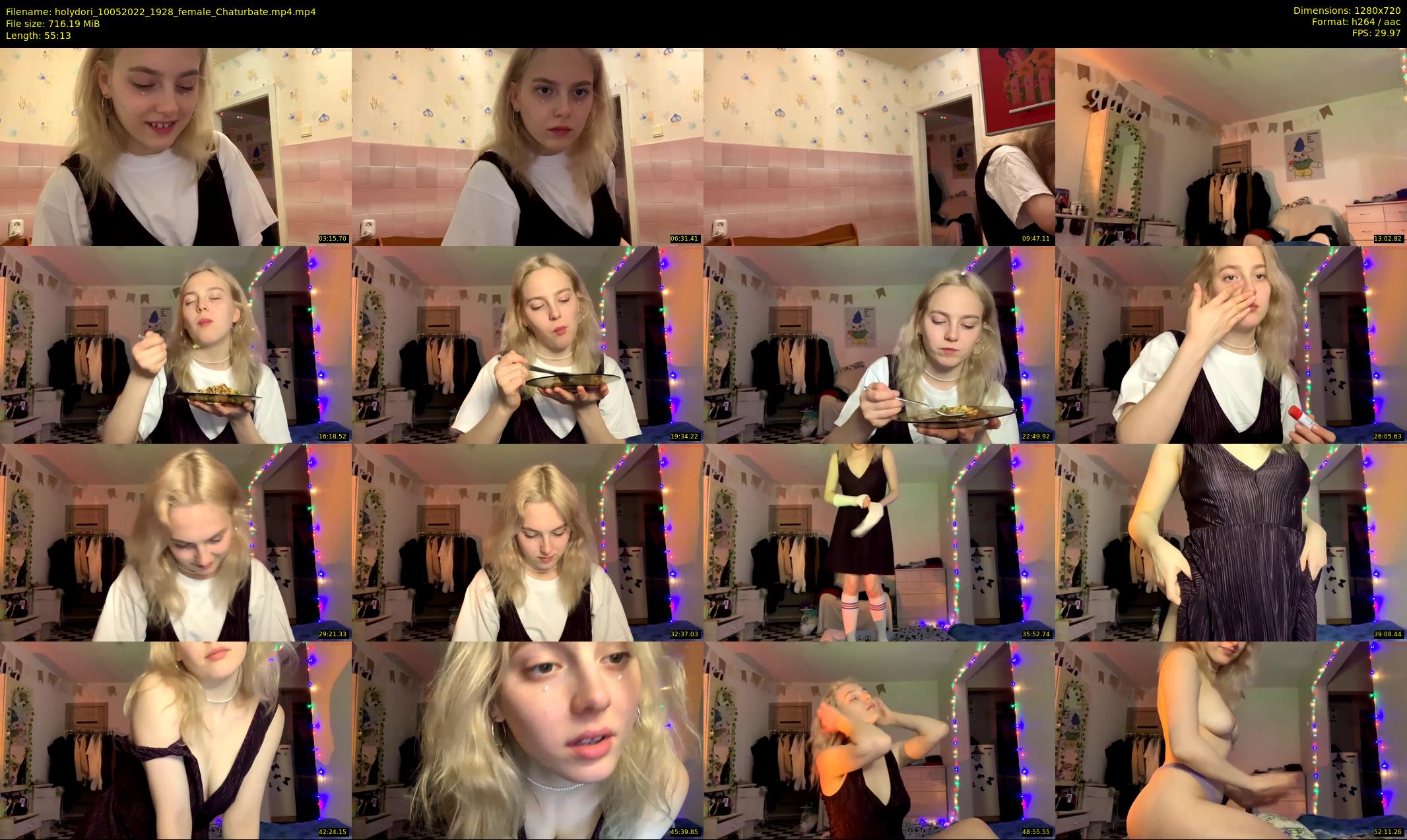 holydori — 56 minute Chaturbate female cam show recording, 720p, May 10, 2022