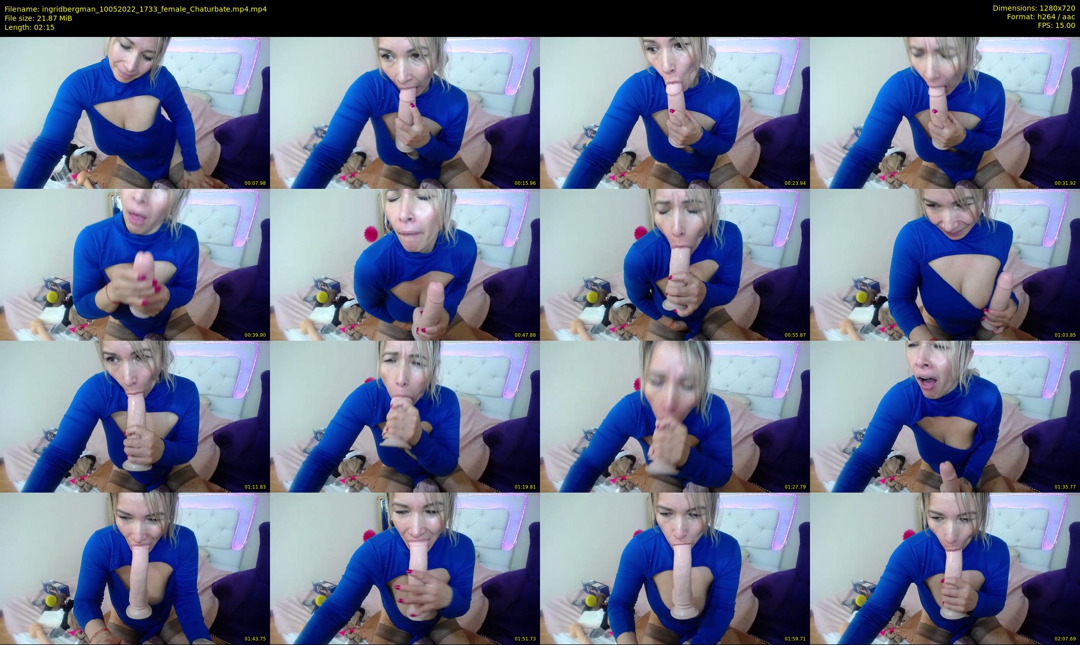 ingridbergman — 3 minute Chaturbate female cam show recording, 720p, May 10, 2022