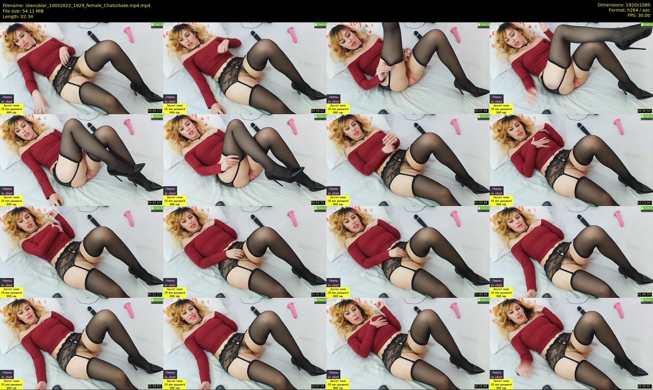 islanublar — 3 minute Chaturbate female cam show recording, 1080p, May 10, 2022