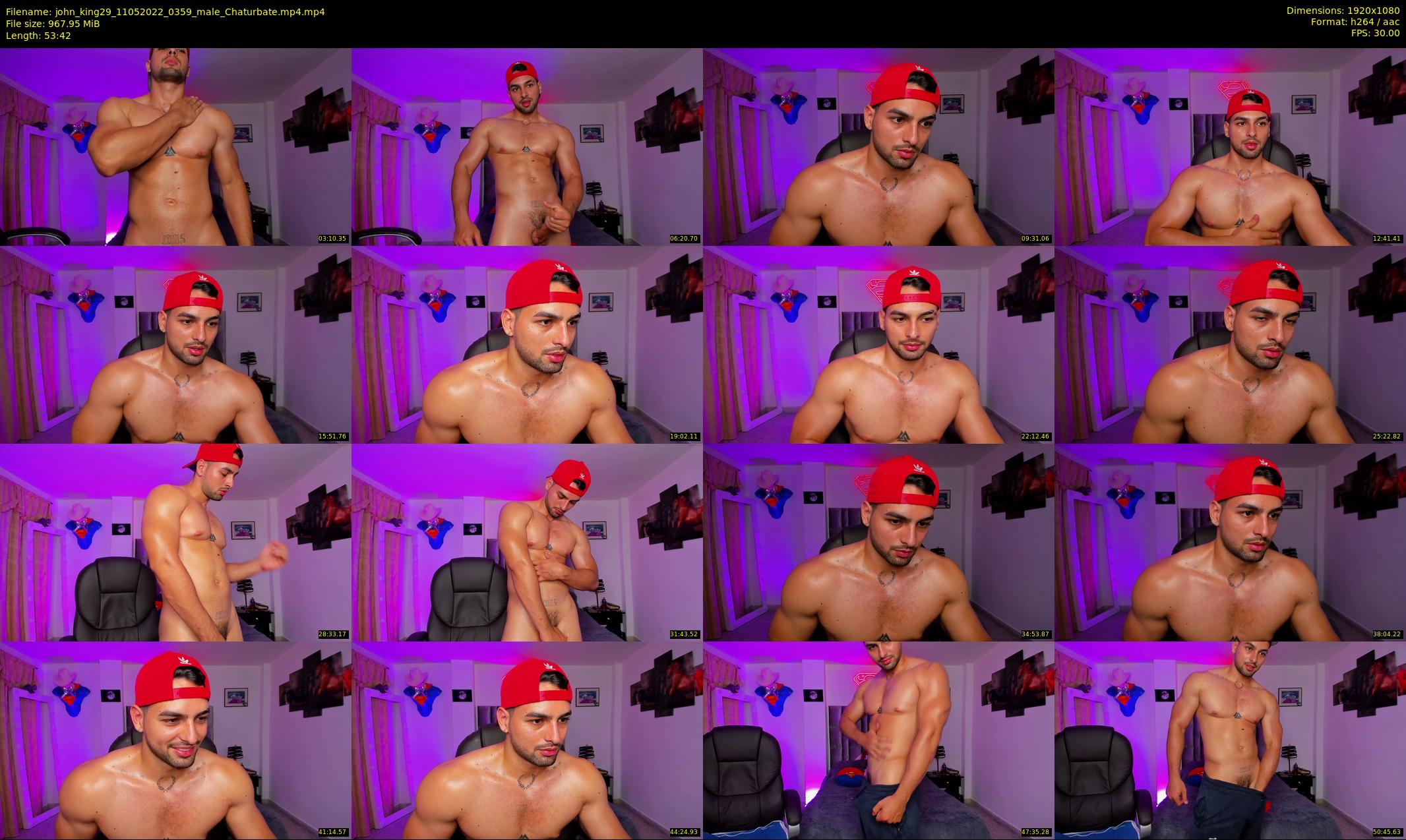 john_king29 — 54 minute Chaturbate male cam show recording, 1080p, May 11, 2022