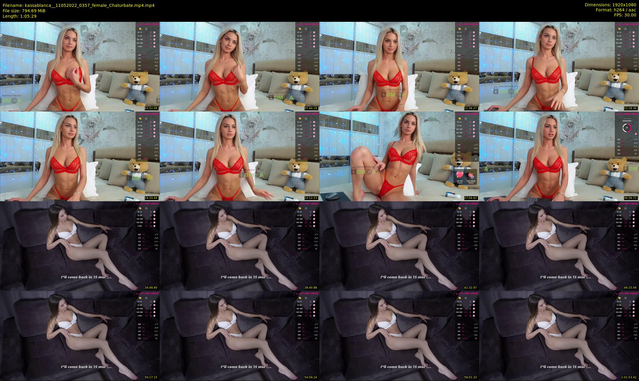 kassablanca_ — 66 minute Chaturbate female cam show recording, 1080p, May 11, 2022