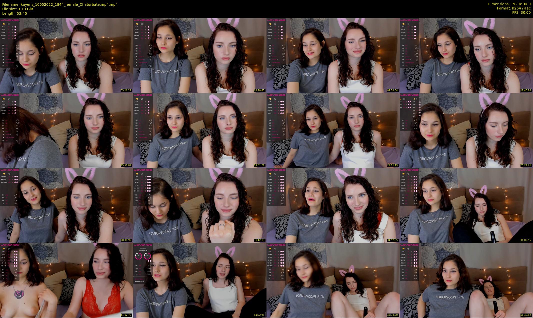 kayens — 54 minute Chaturbate couple cam show recording, 1080p, May 10, 2022