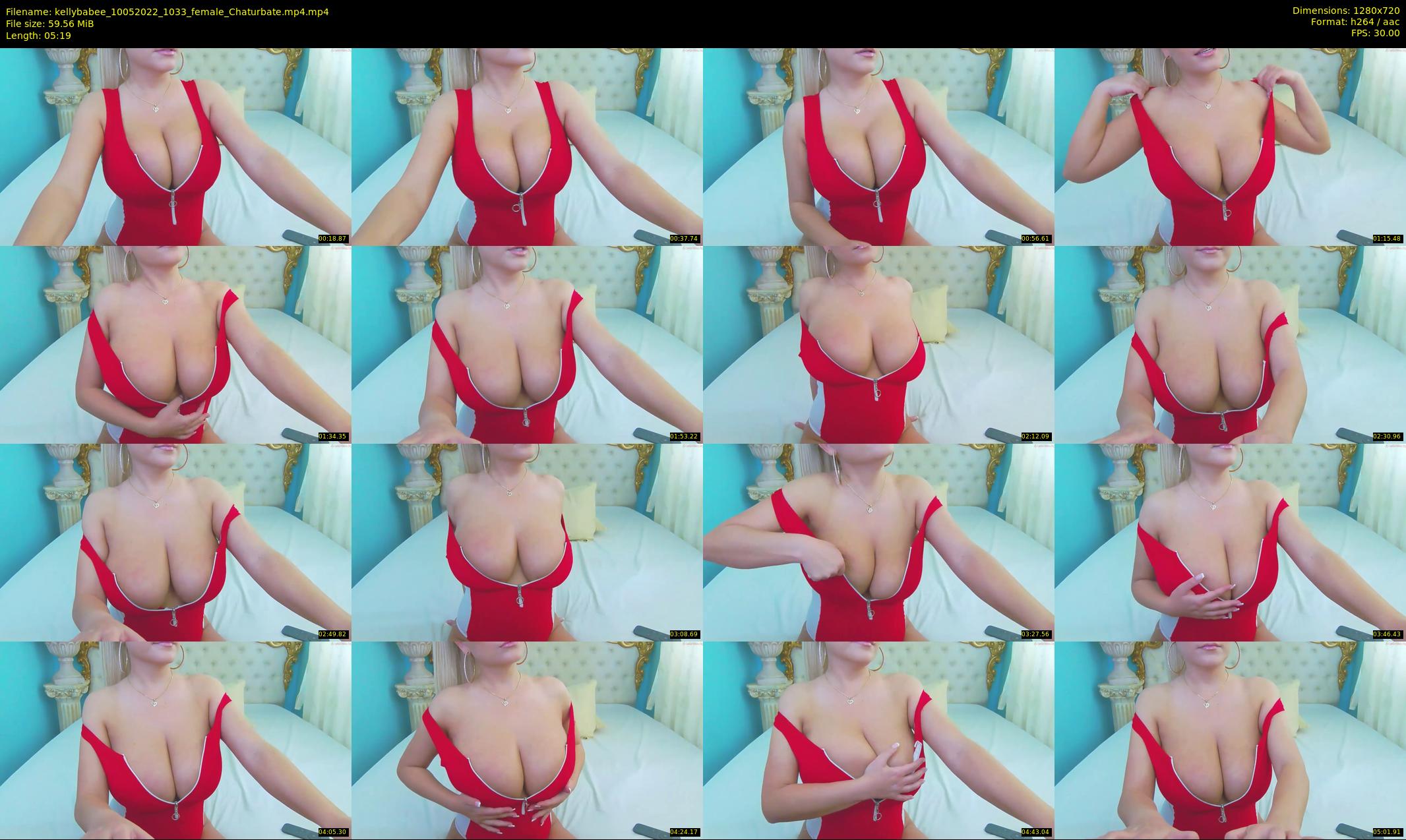 kellybabee — 6 minute Chaturbate female cam show recording, 720p, May 10, 2022