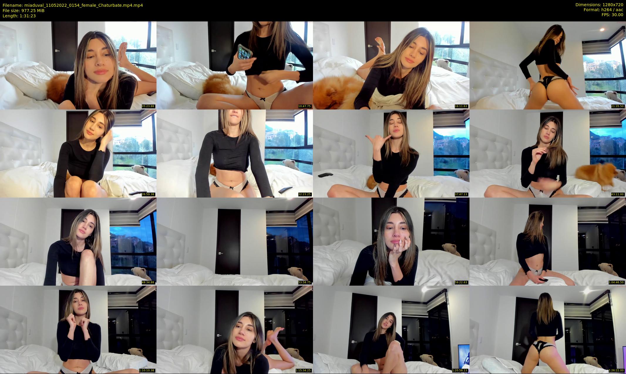 miaduval — 92 minute Chaturbate female cam show recording, 720p, May 11, 2022