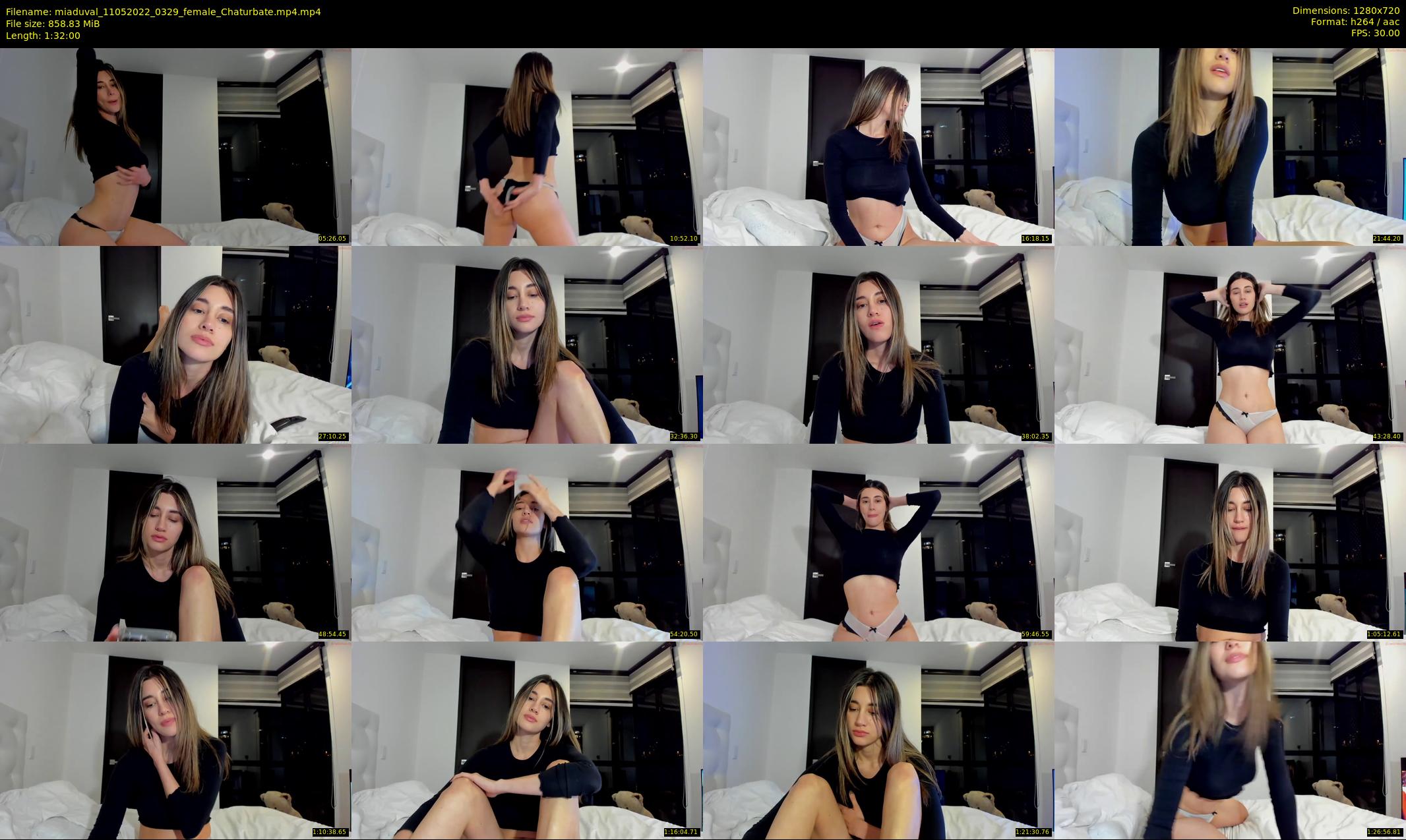 miaduval — 92 minute Chaturbate female cam show recording, 720p, May 11, 2022