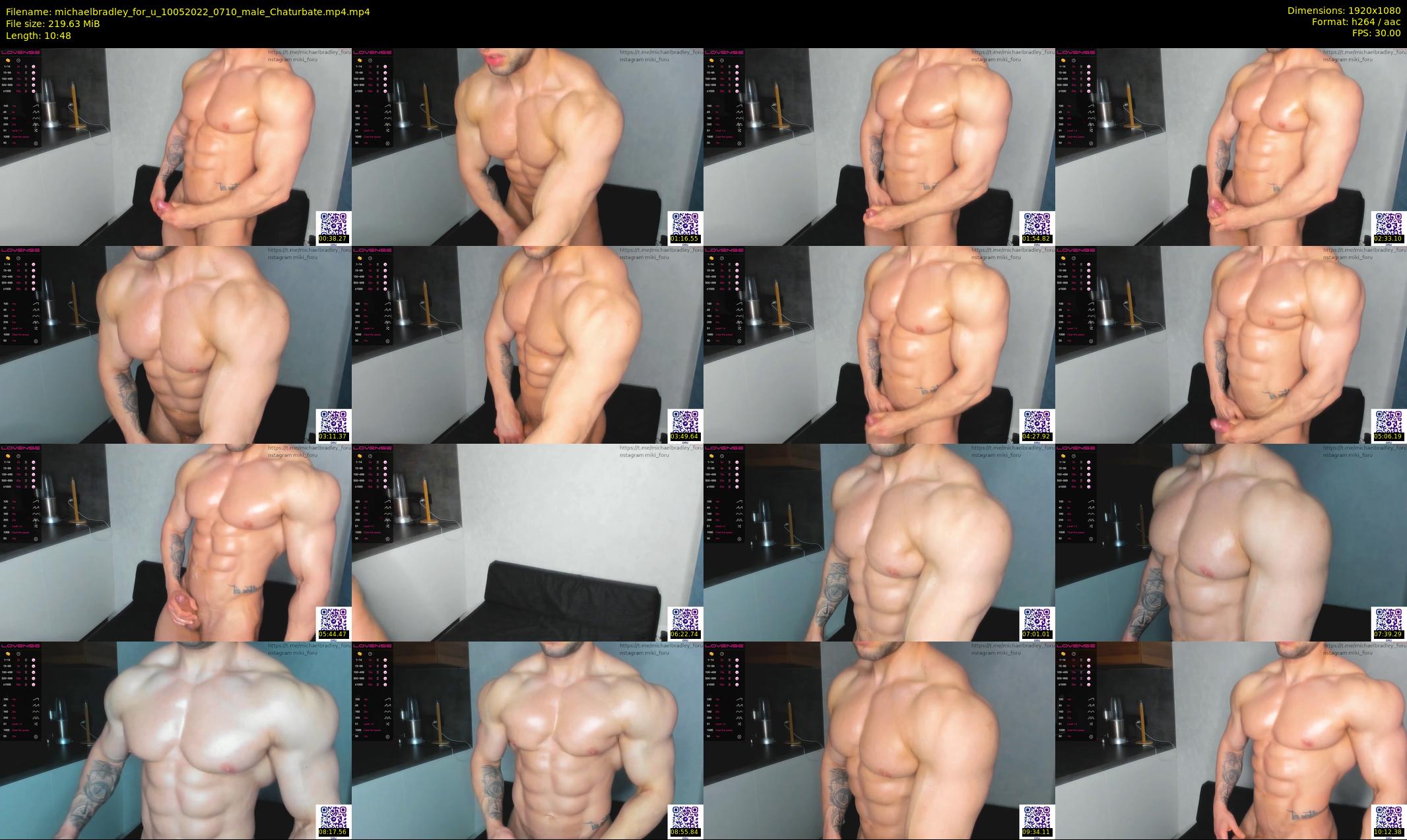 michaelbradley_for_u — 11 minute Chaturbate male cam show recording, 1080p, May 10, 2022