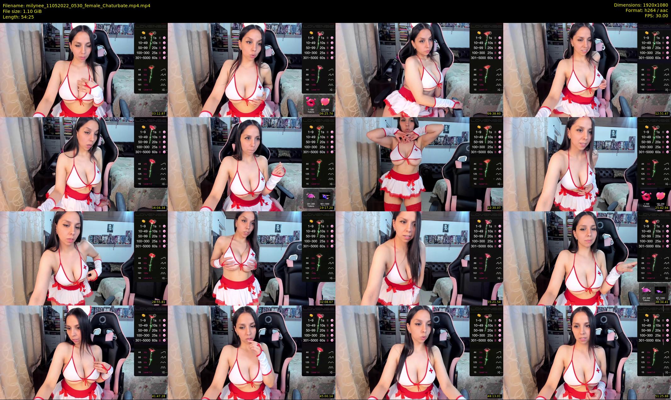 milynee — 55 minute Chaturbate female cam show recording, 1080p, May 11, 2022