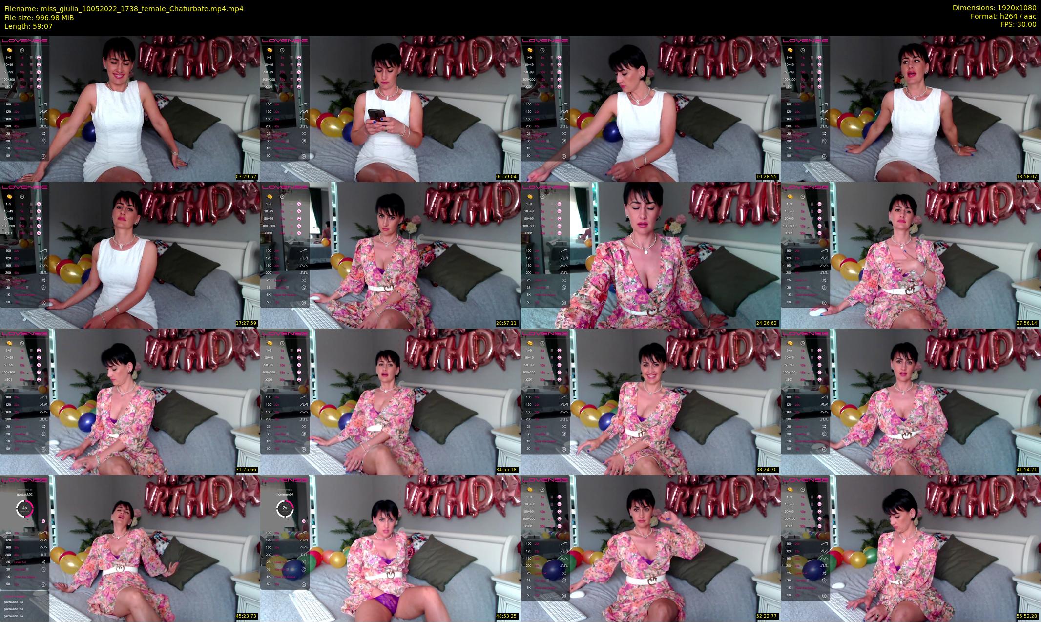 miss_giulia — 60 minute Chaturbate female cam show recording, 1080p, May 10, 2022