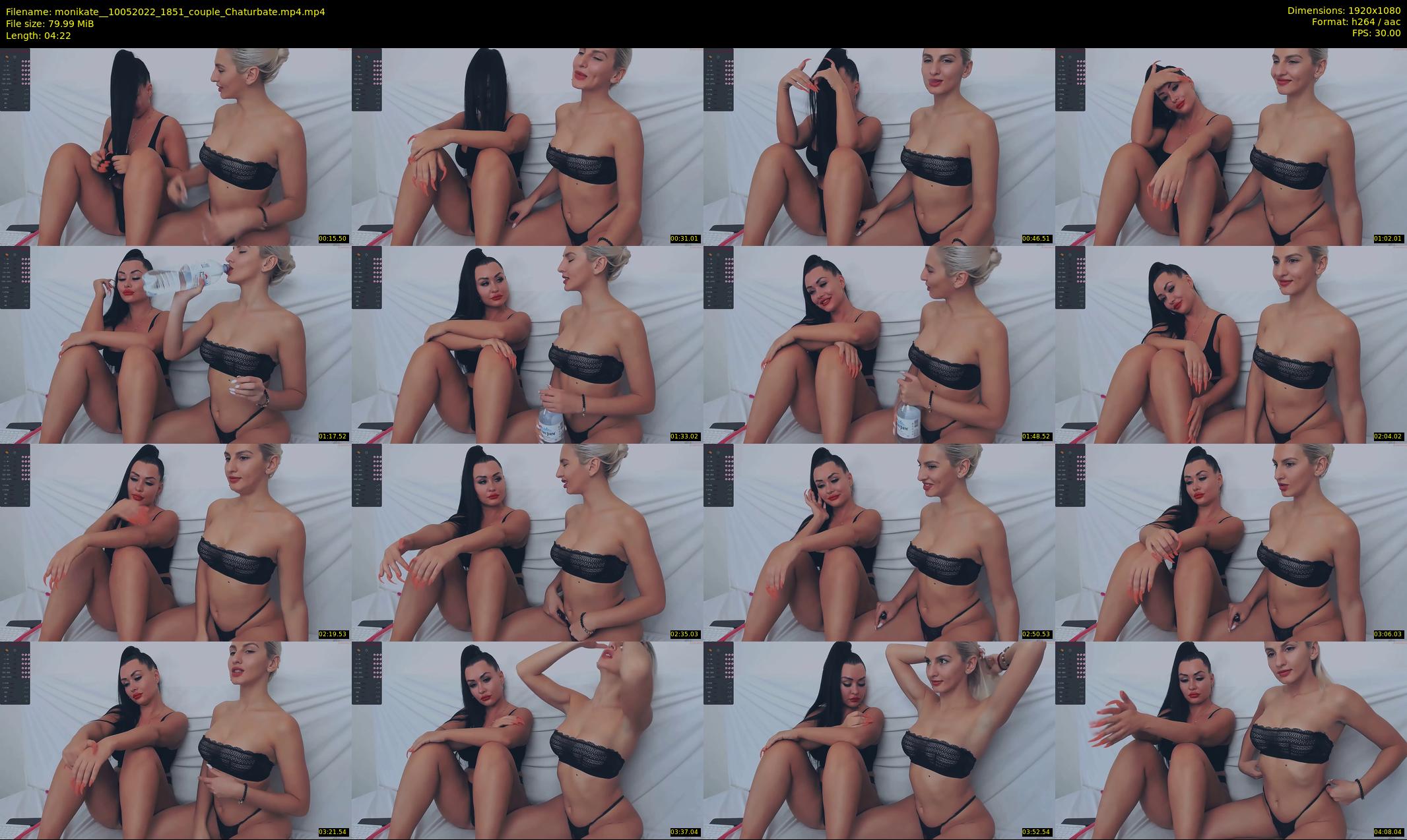 monikate_ — 5 minute Chaturbate couple cam show recording, 1080p, May 10, 2022