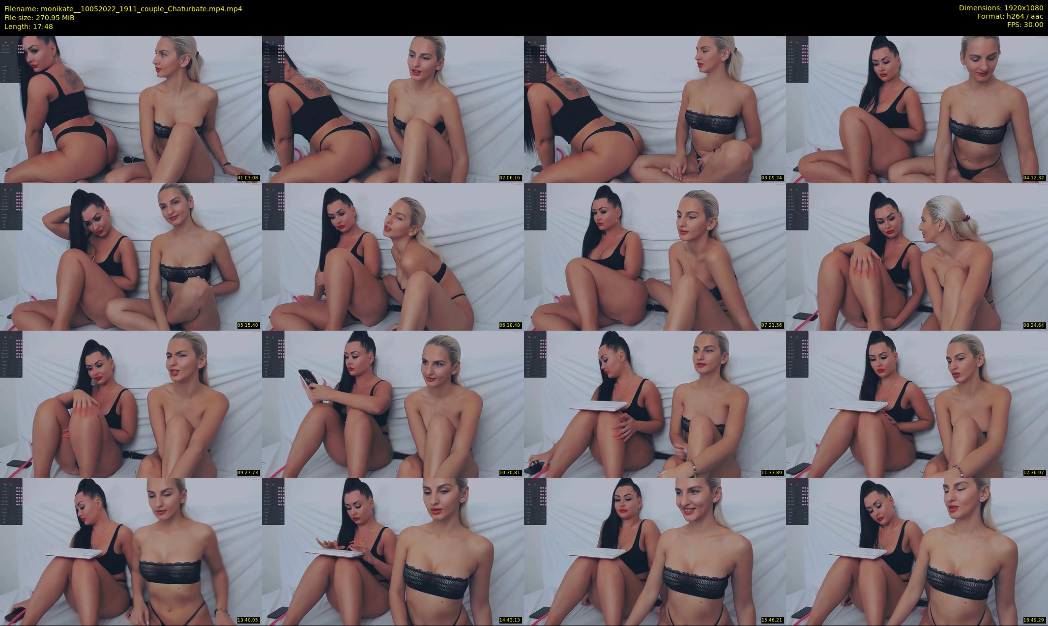 monikate_ — 18 minute Chaturbate couple cam show recording, 1080p, May 10, 2022