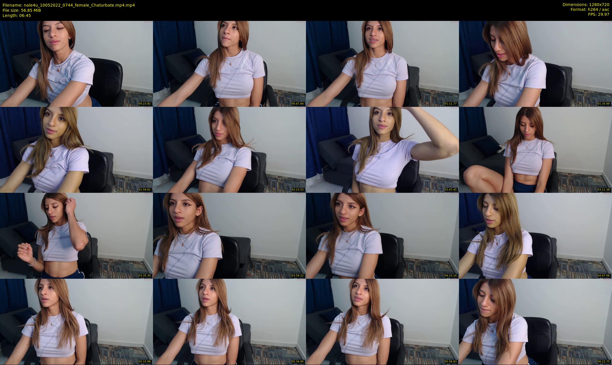 nale4u — 7 minute Chaturbate female cam show recording, 720p, May 10, 2022