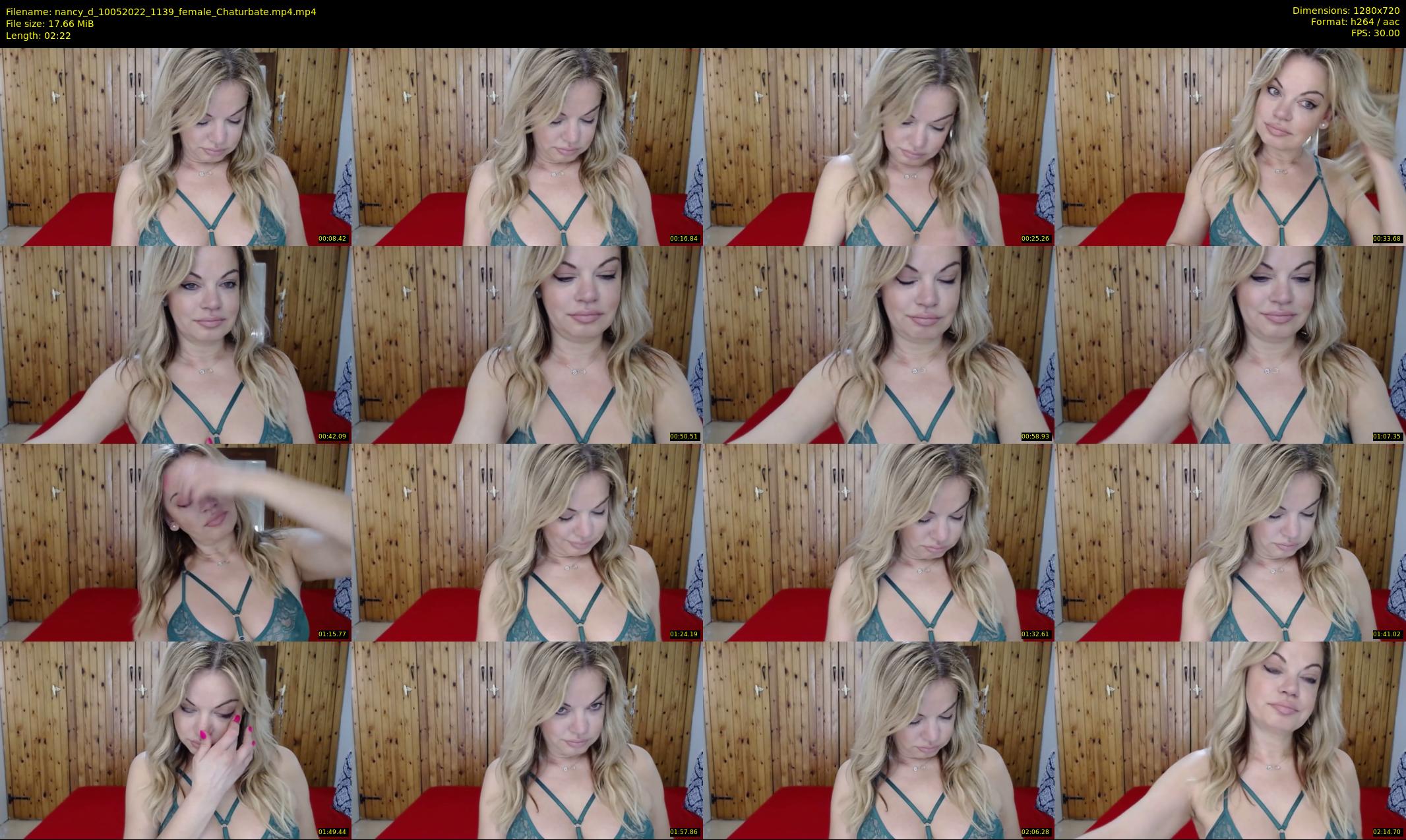 nancy_d — 3 minute Chaturbate female cam show recording, 720p, May 10, 2022