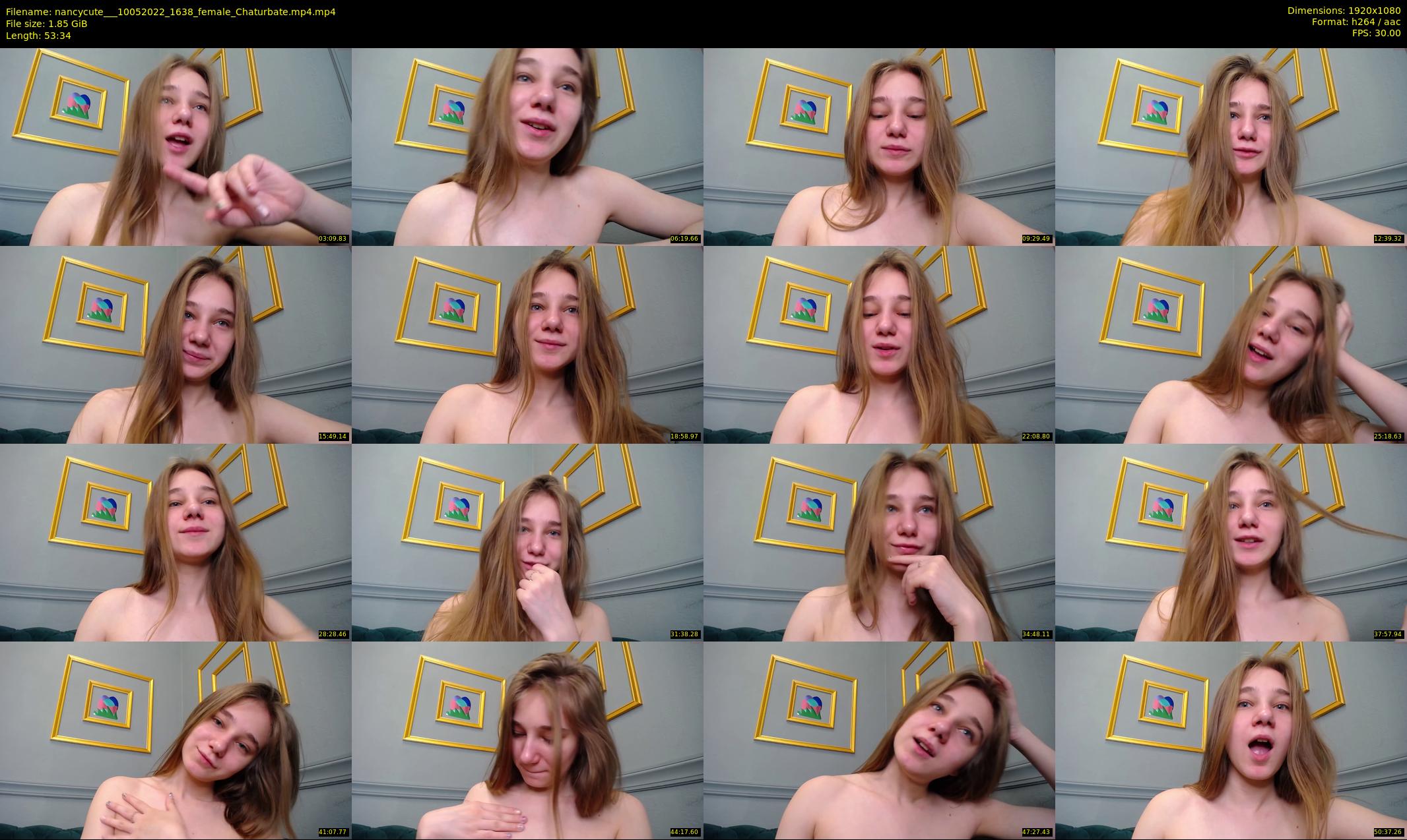 nancycute__ — 54 minute Chaturbate female cam show recording, 1080p, May 10, 2022