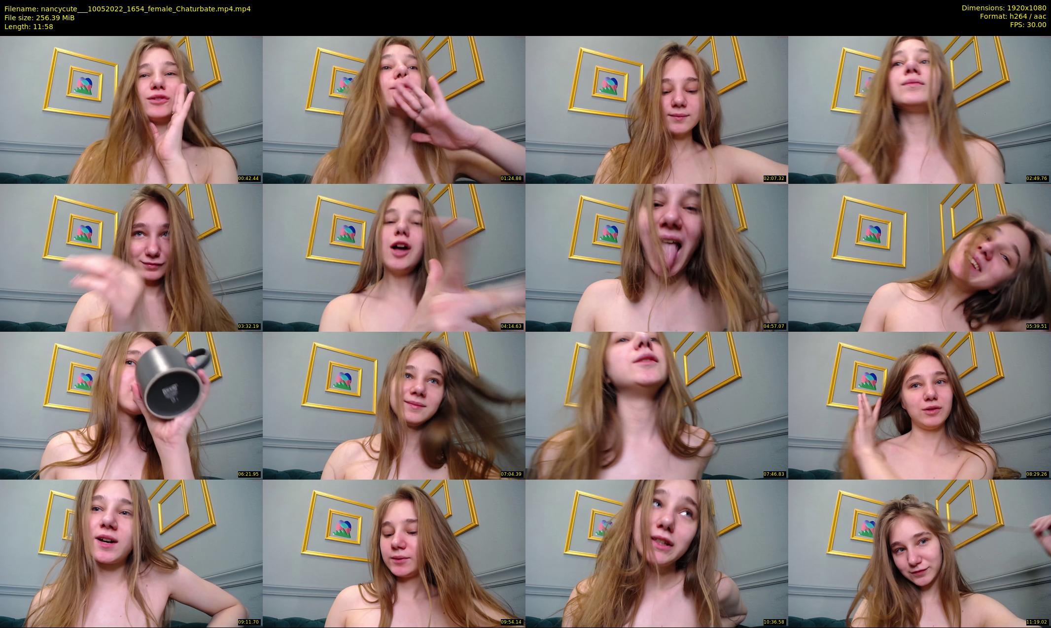 nancycute__ — 12 minute Chaturbate female cam show recording, 1080p, May 10, 2022