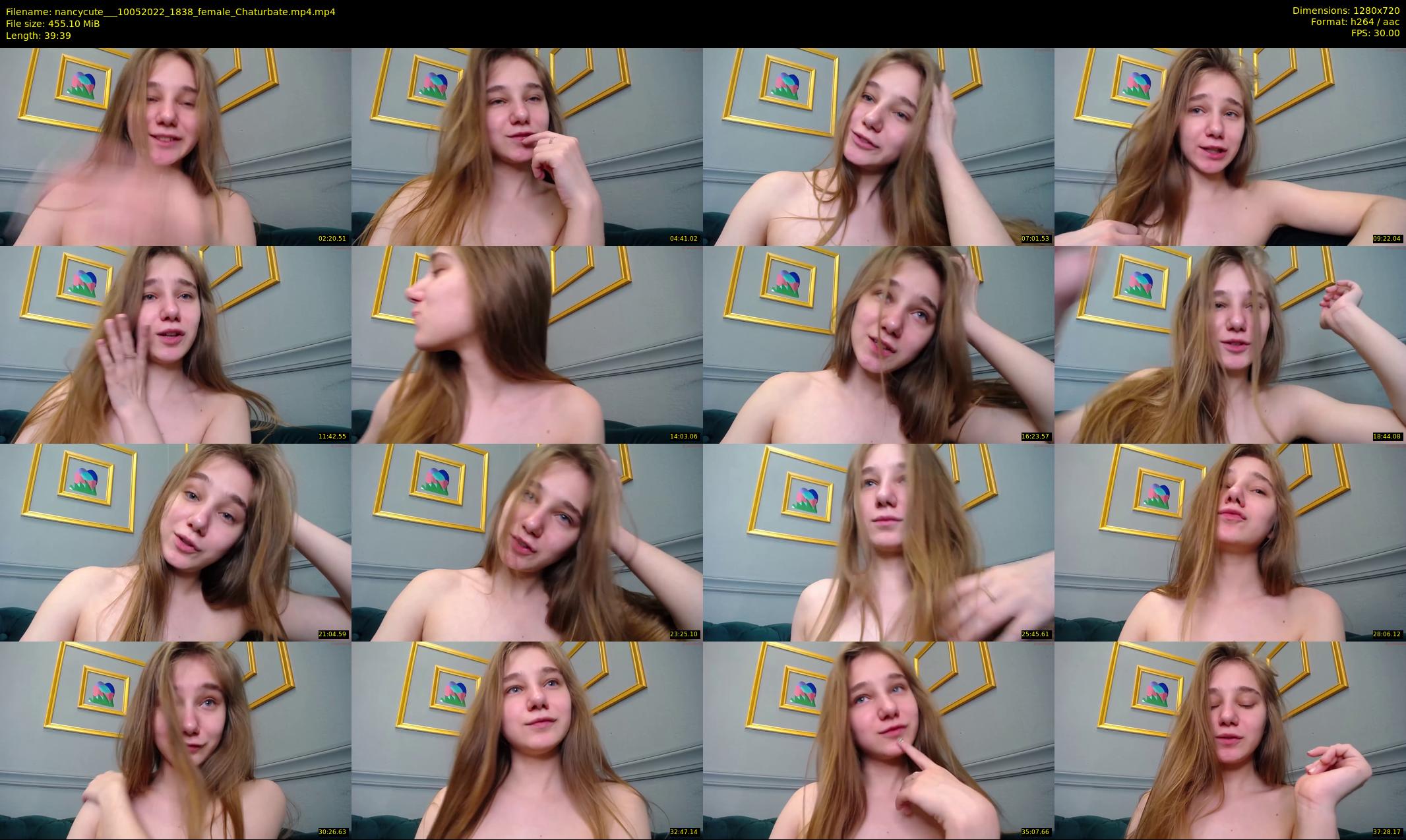 nancycute__ — 40 minute Chaturbate female cam show recording, 720p, May 10, 2022