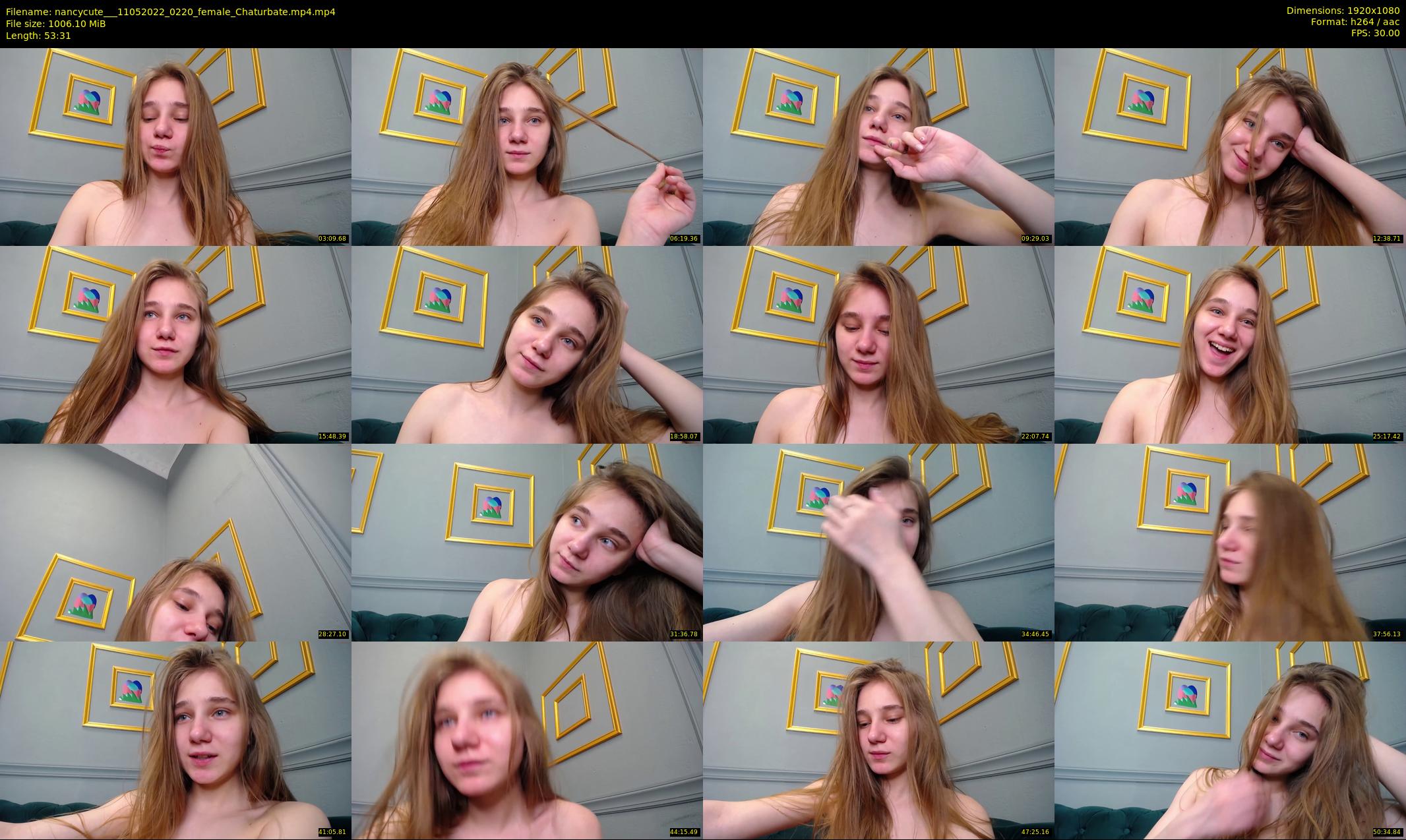 nancycute__ — 54 minute Chaturbate female cam show recording, 1080p, May 11, 2022