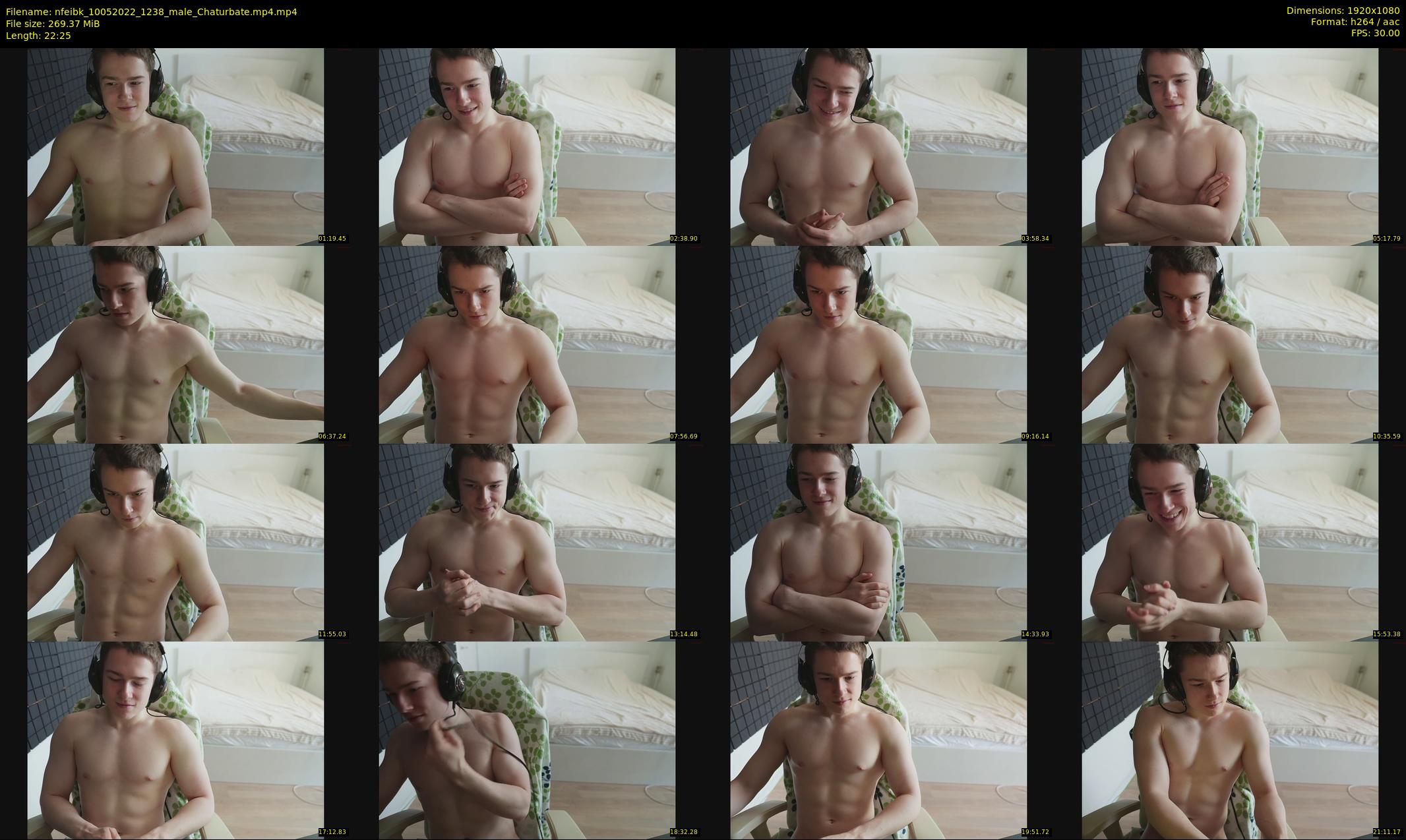 nfeibk — 23 minute Chaturbate male cam show recording, 1080p, May 10, 2022