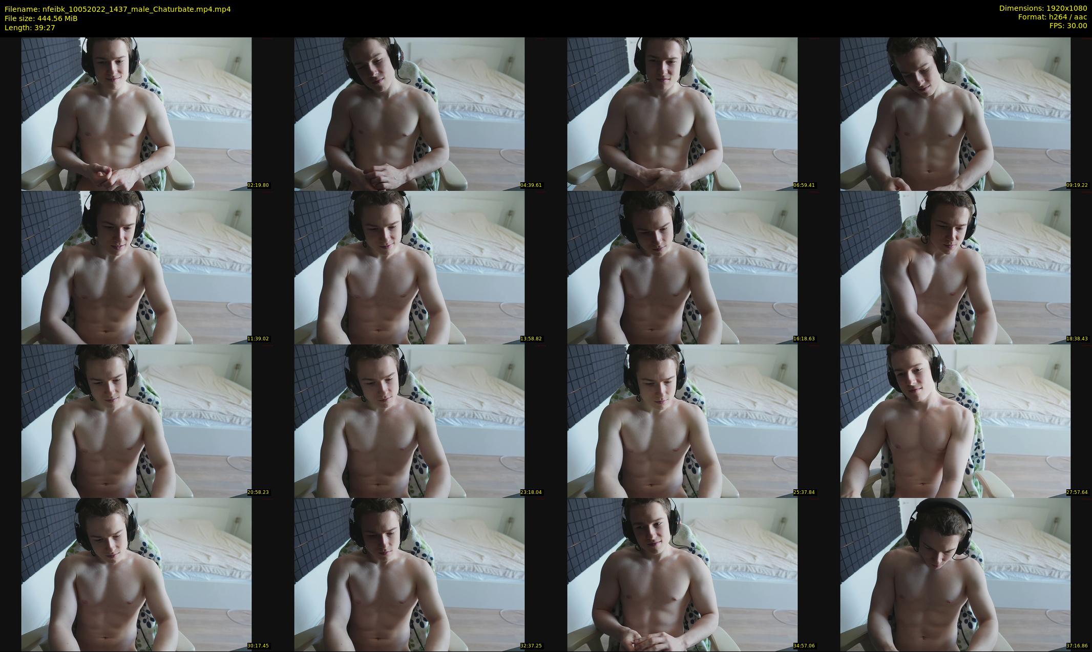 nfeibk — 40 minute Chaturbate male cam show recording, 1080p, May 10, 2022