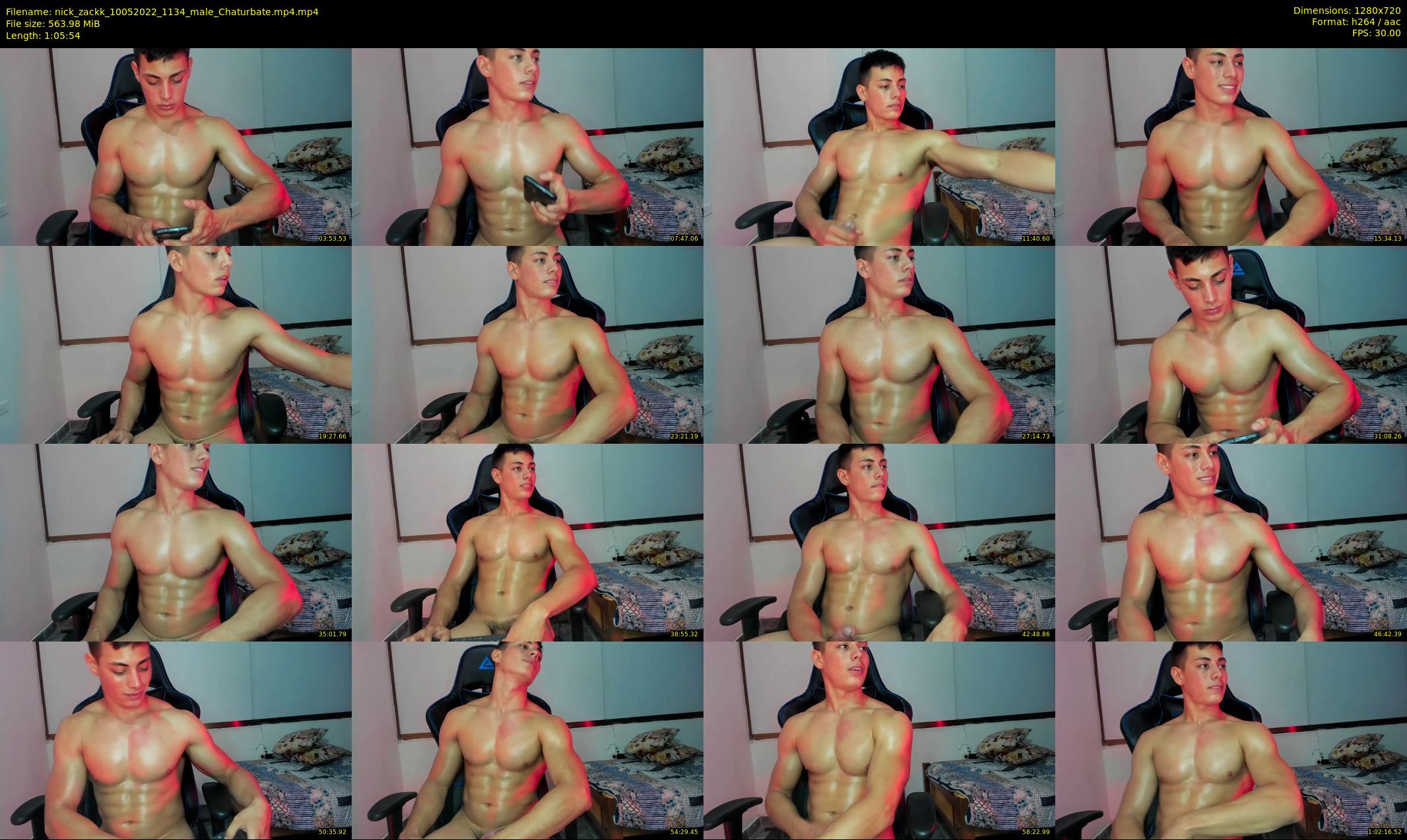 nick_zackk — 66 minute Chaturbate male cam show recording, 720p, May 10, 2022