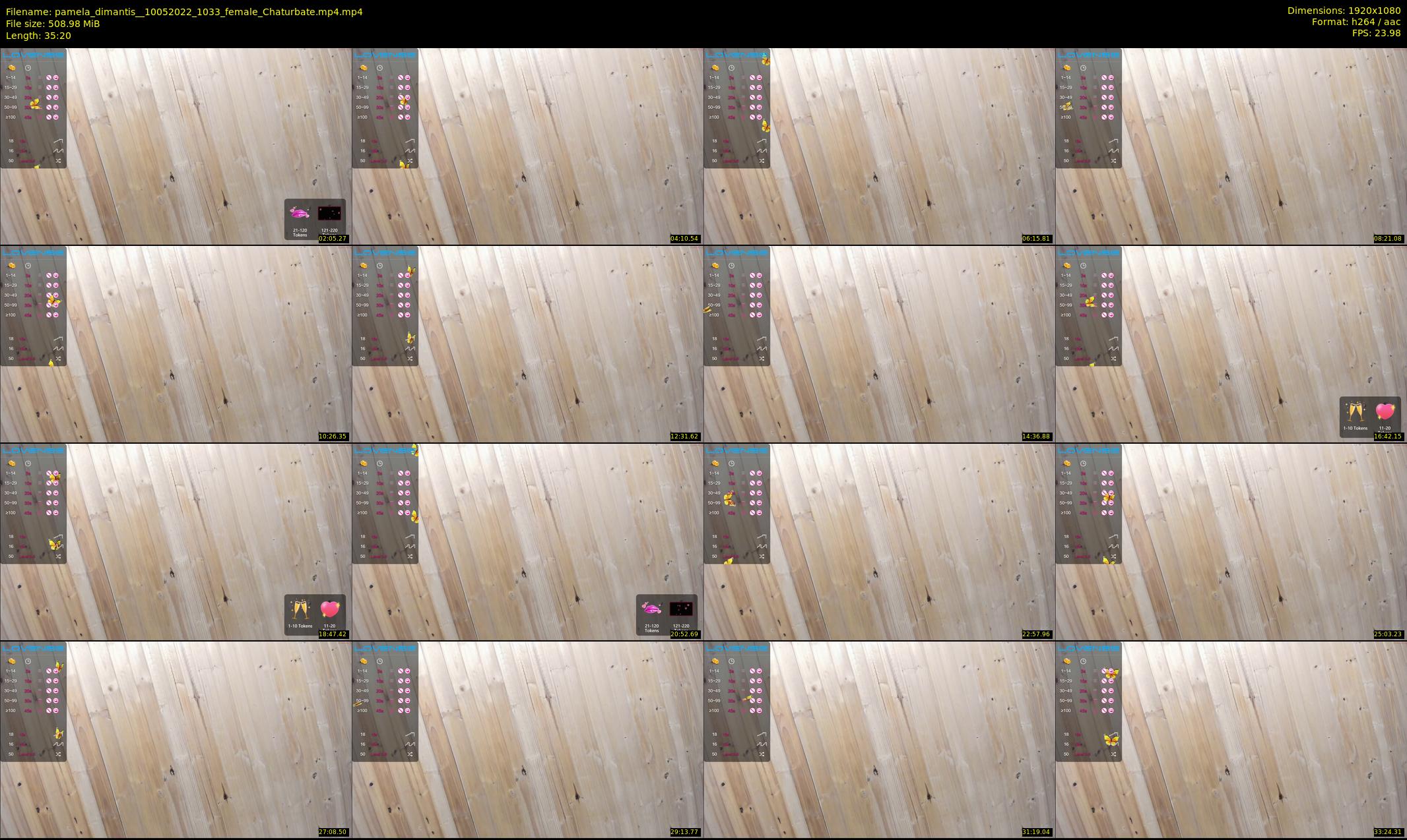 pamela_dimantis_ — 36 minute Chaturbate female cam show recording, 1080p, May 10, 2022