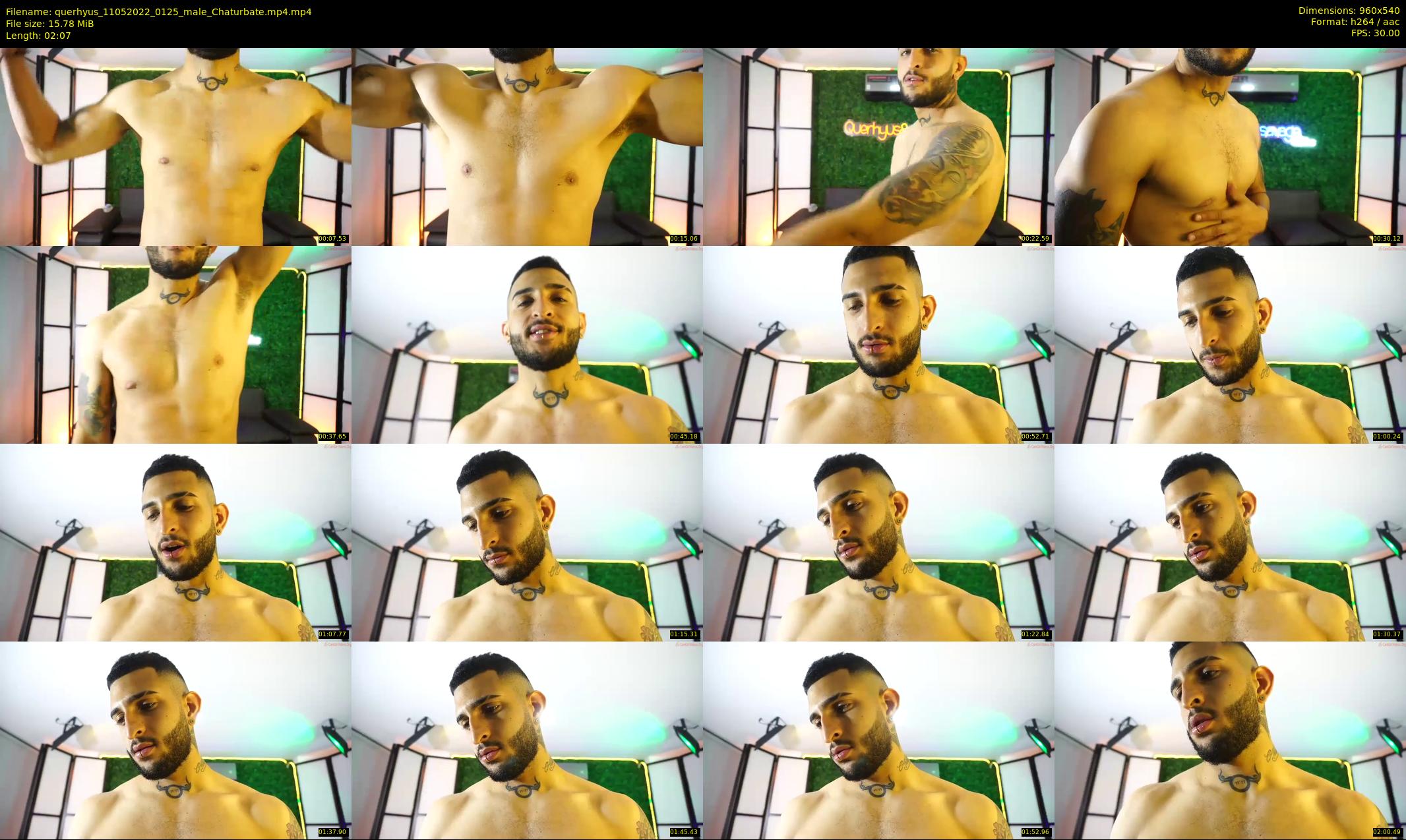 querhyus — 3 minute Chaturbate male cam show recording, 480p, May 11, 2022
