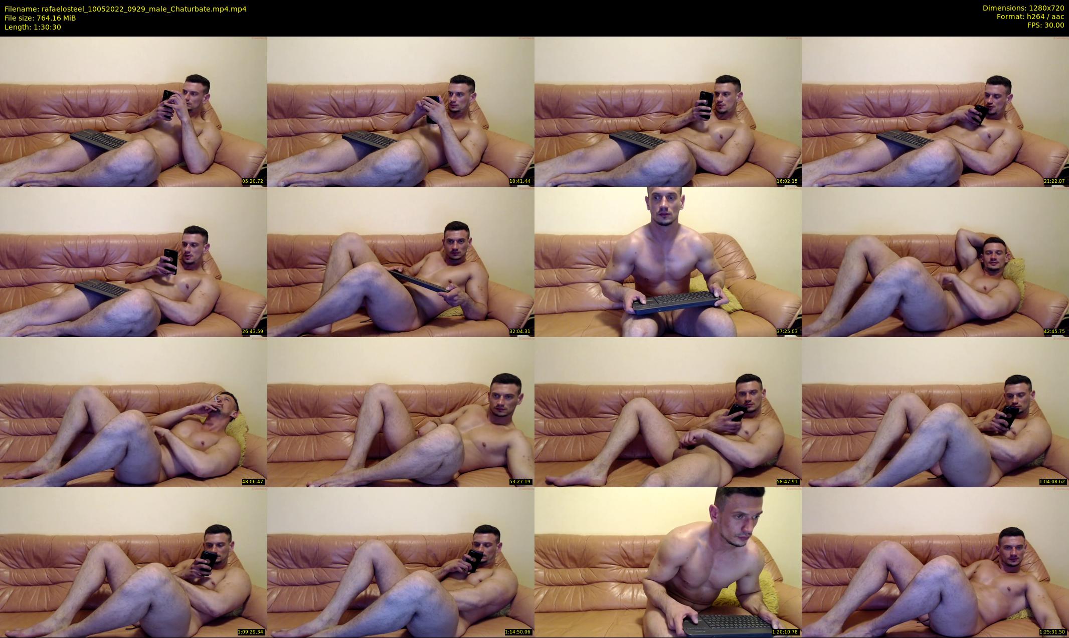rafaelosteel — 91 minute Chaturbate male cam show recording, 720p, May 10, 2022