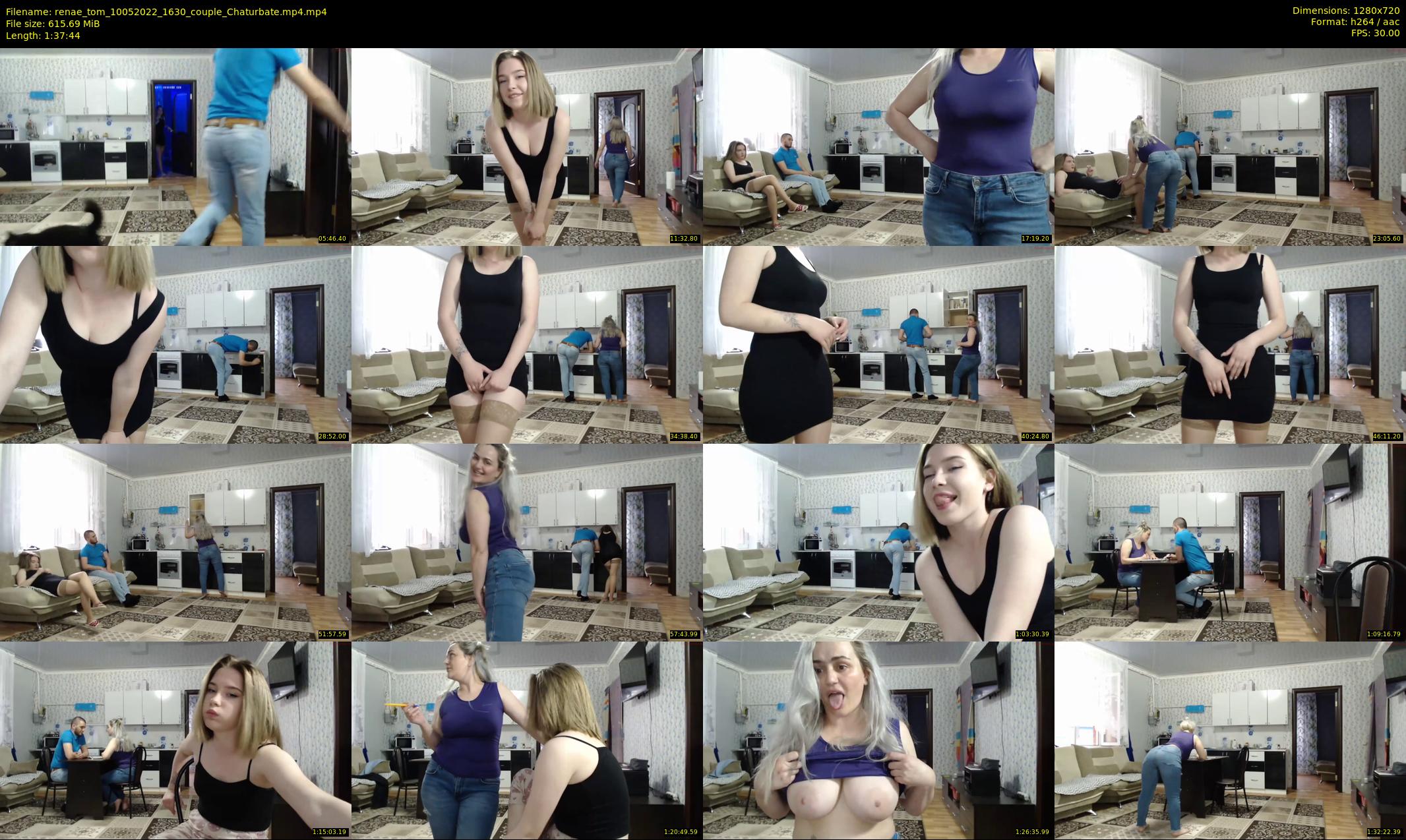 renae_tom — 98 minute Chaturbate couple cam show recording, 720p, May 10, 2022