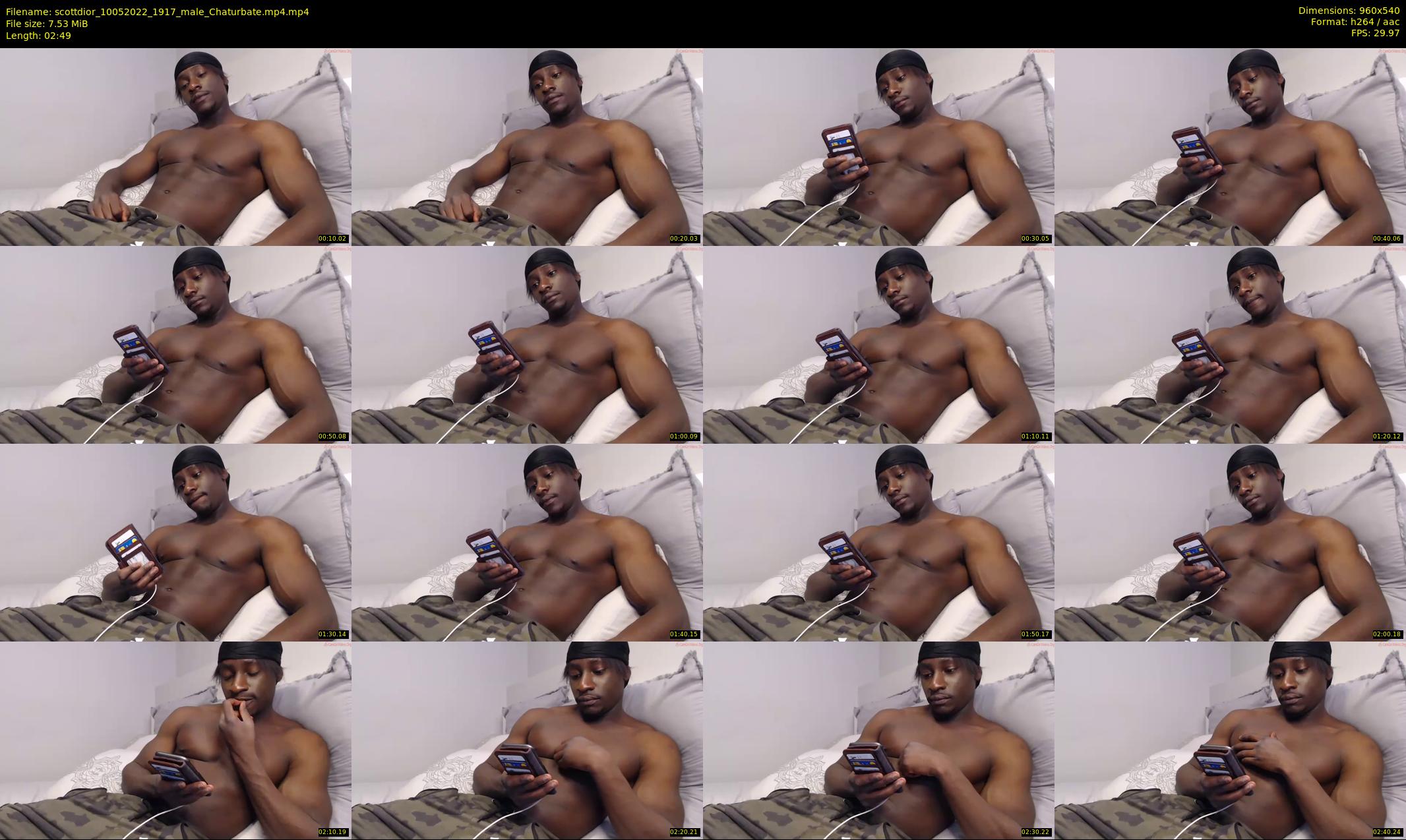 scottdior — 3 minute Chaturbate male cam show recording, 480p, May 10, 2022