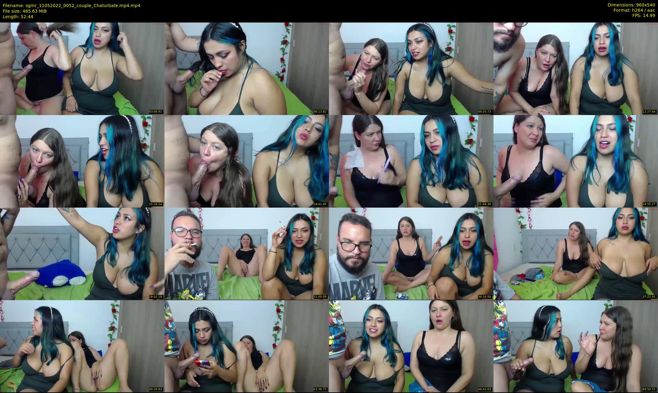 sgmr — 53 minute Chaturbate couple cam show recording, 480p, May 11, 2022