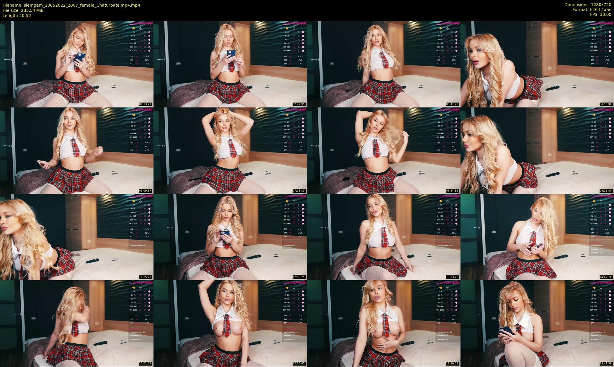 slemgem — 21 minute Chaturbate couple cam show recording, 720p, May 10, 2022