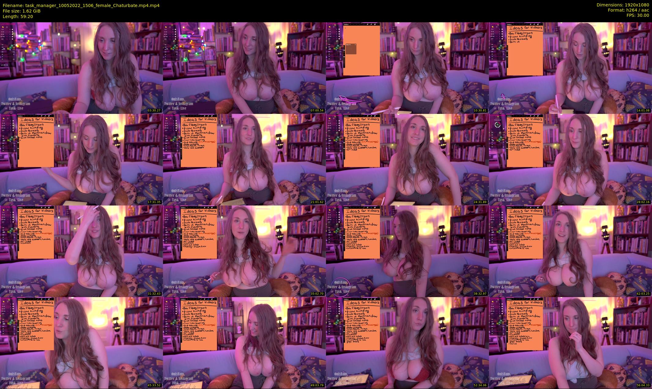 task_manager — 60 minute Chaturbate couple cam show recording, 1080p, May 10, 2022