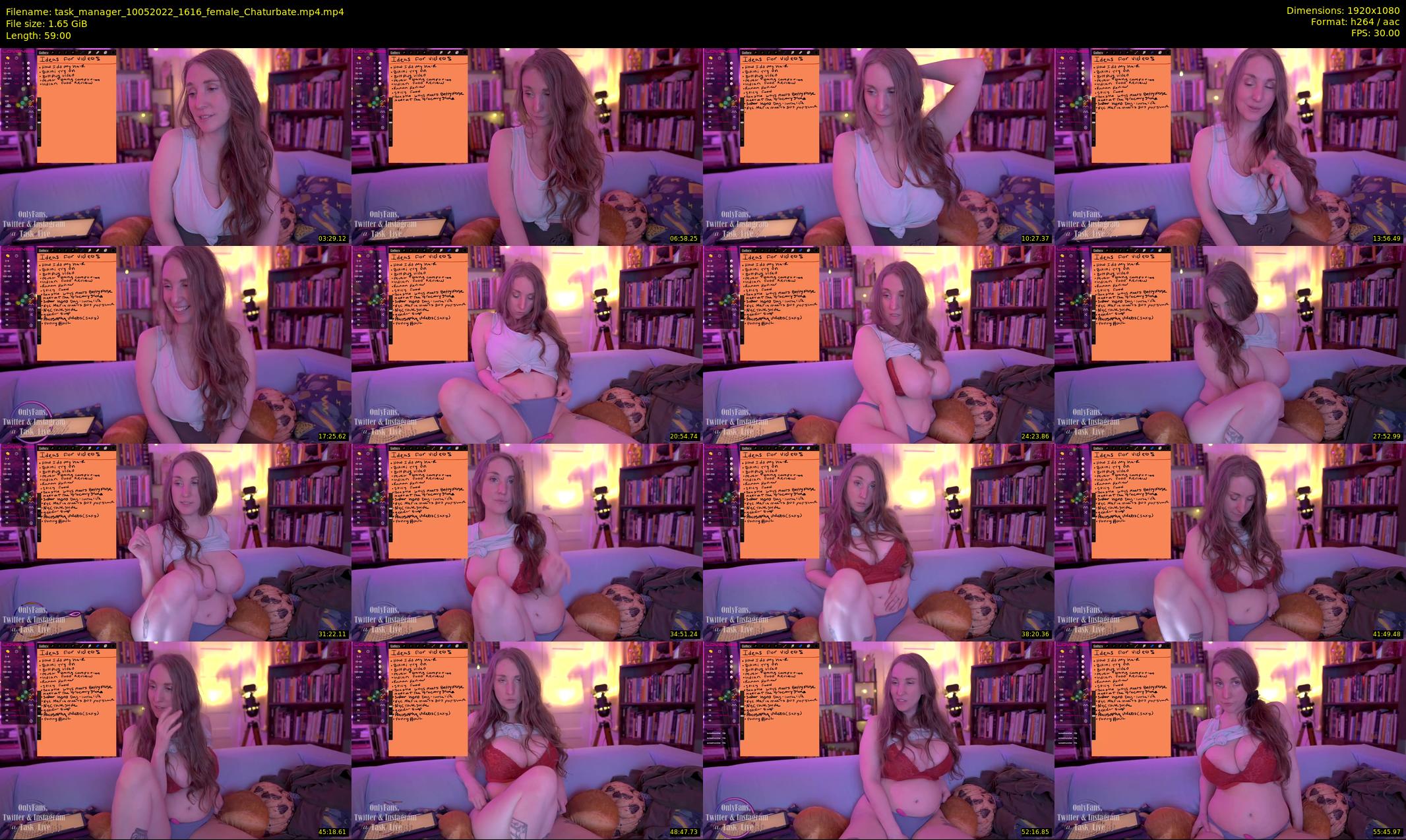 task_manager — 59 minute Chaturbate couple cam show recording, 1080p, May 10, 2022