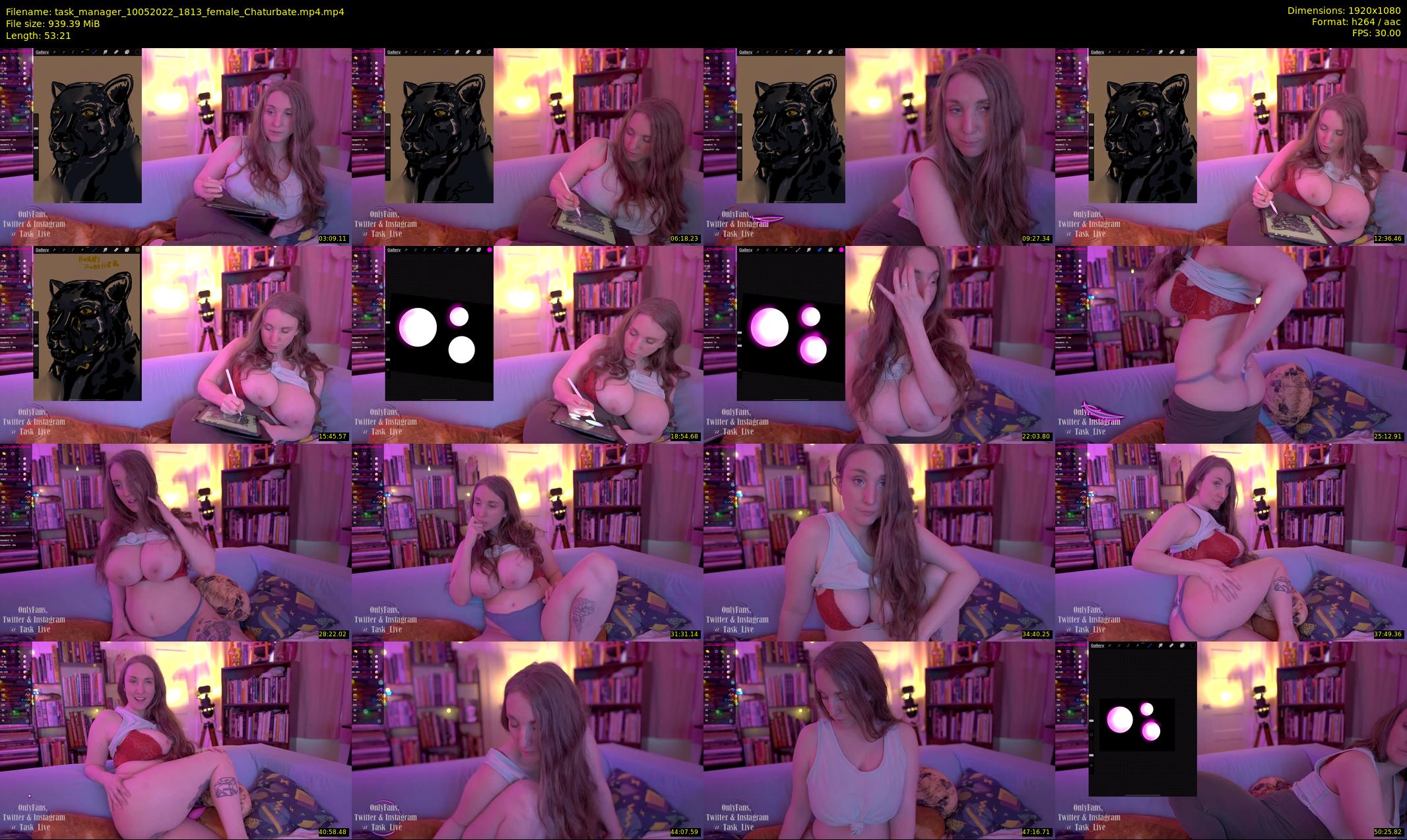 task_manager — 54 minute Chaturbate couple cam show recording, 1080p, May 10, 2022