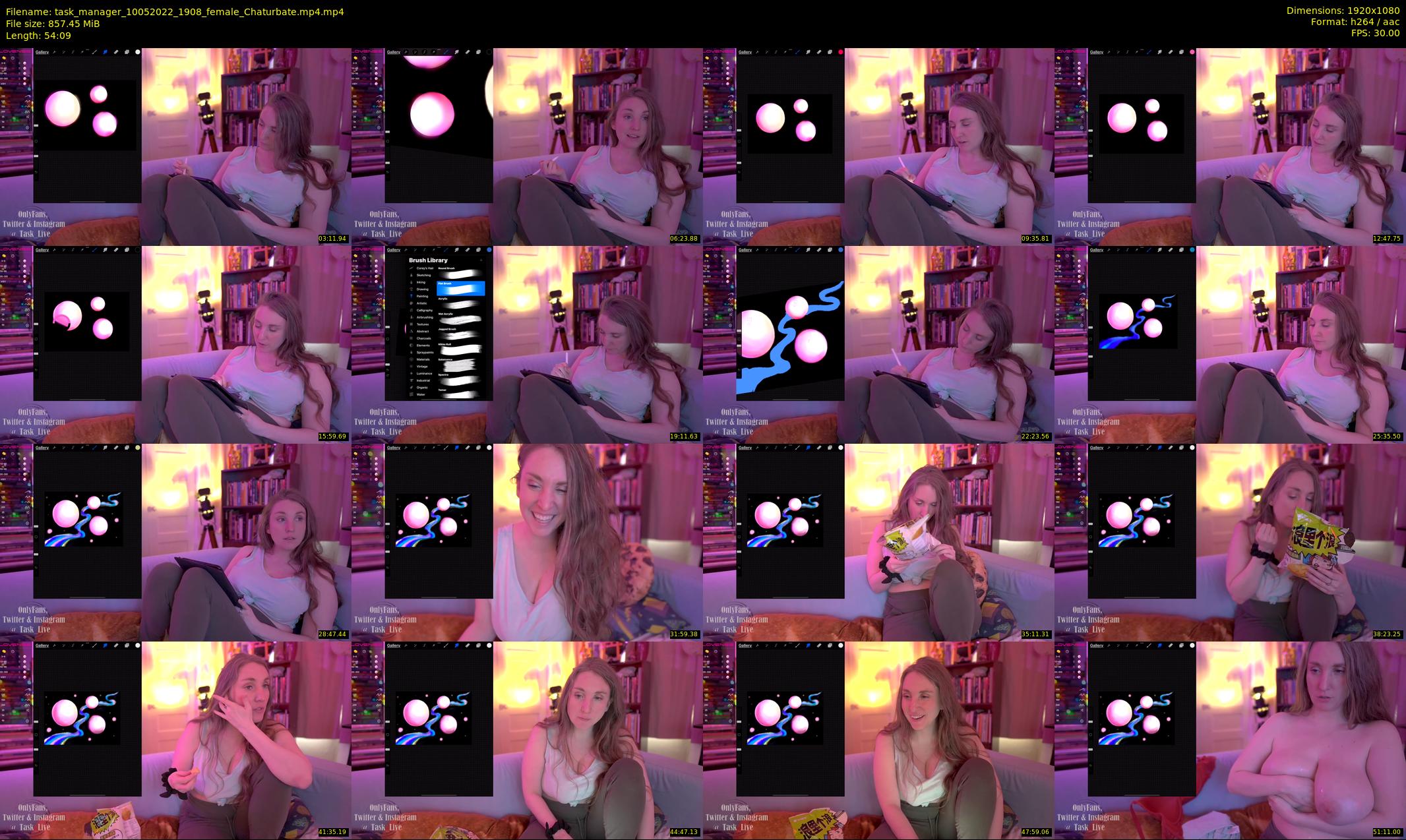 task_manager — 55 minute Chaturbate couple cam show recording, 1080p, May 10, 2022