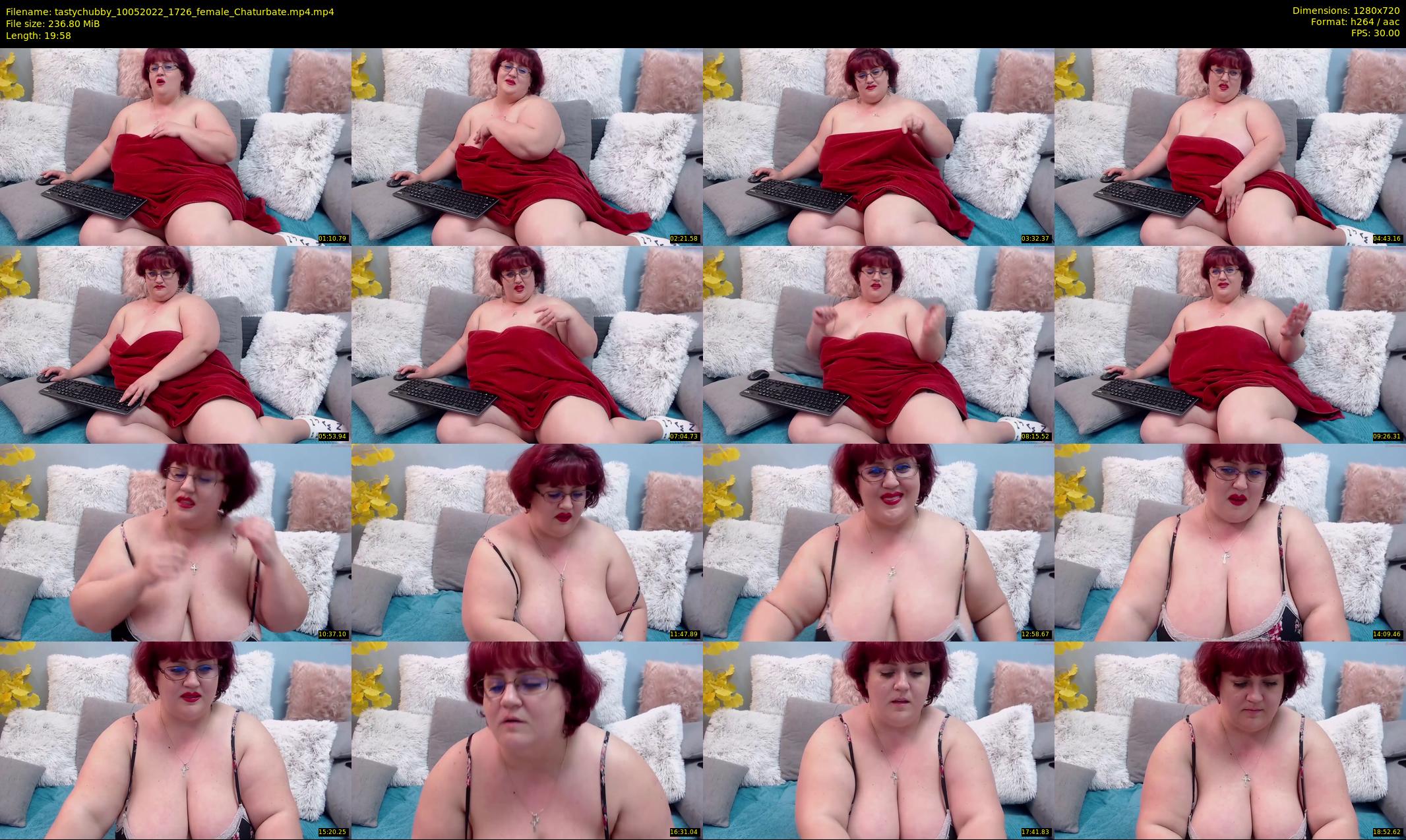 tastychubby — 20 minute Chaturbate female cam show recording, 720p, May 10, 2022